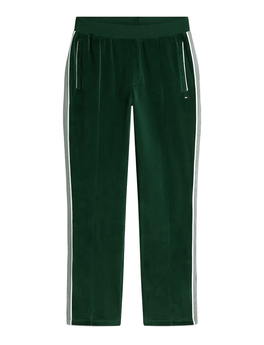 Tommy Hilfiger - VELOUR COUNTRY CLUB TRACKPANTS - nach anlass kaufen - nocturnal green - 1