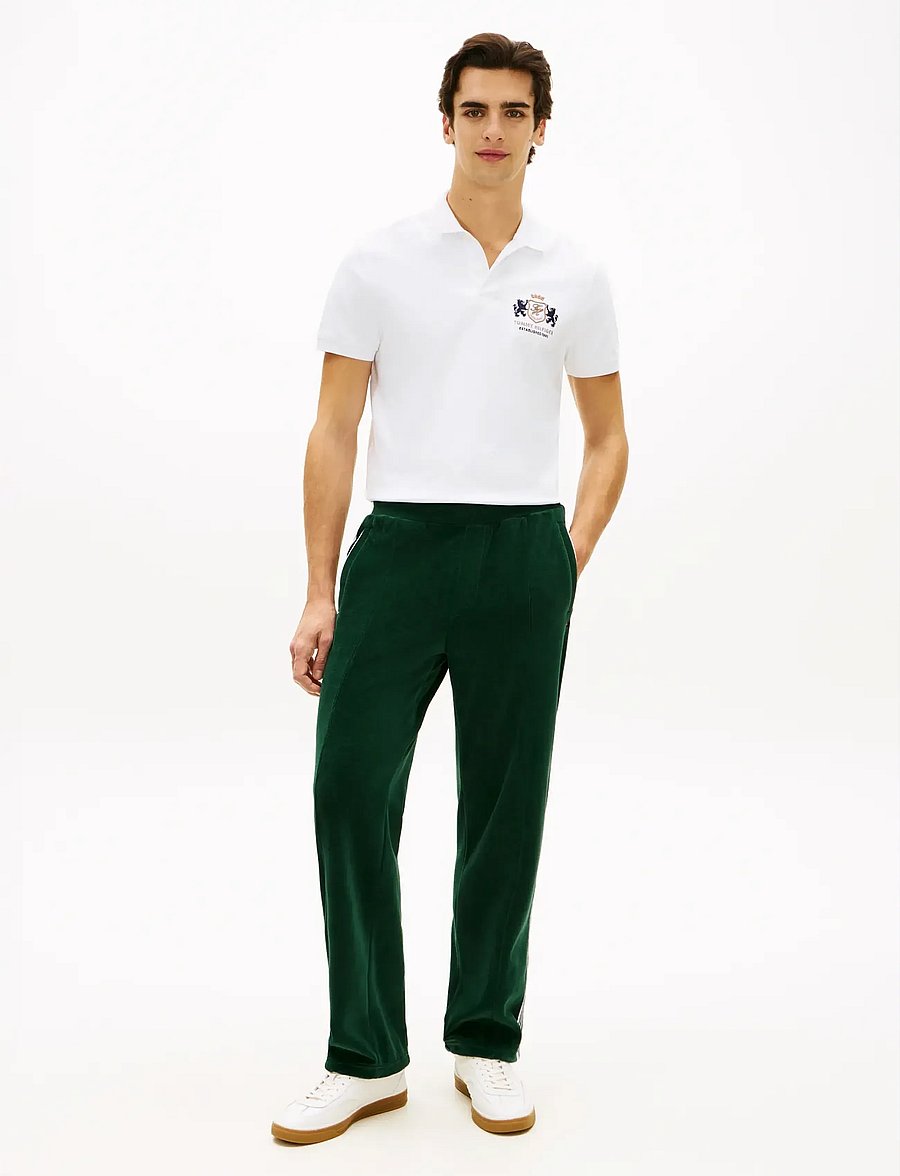Tommy Hilfiger - VELOUR COUNTRY CLUB TRACKPANTS - nach anlass kaufen - nocturnal green - 3