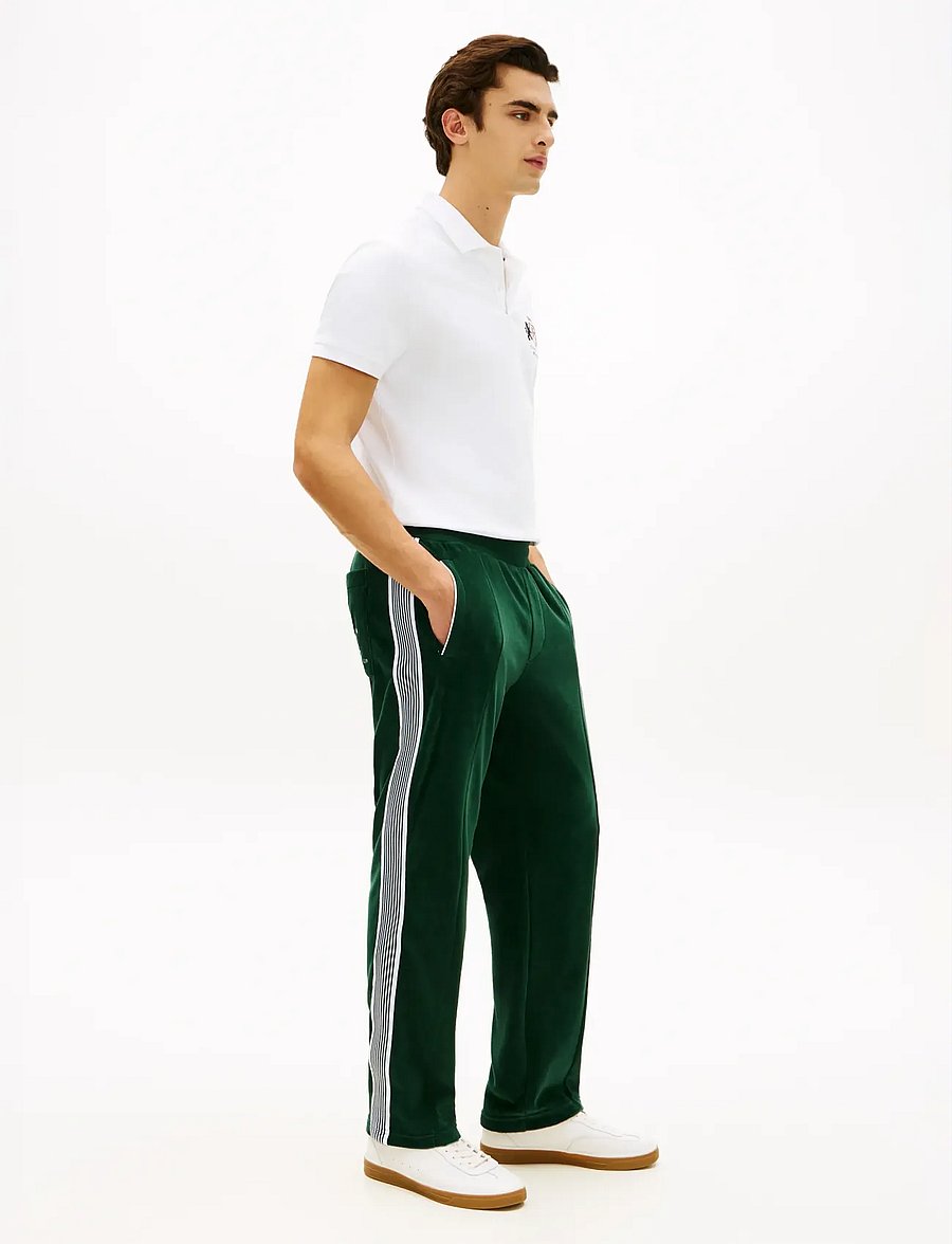 Tommy Hilfiger - VELOUR COUNTRY CLUB TRACKPANTS - nach anlass kaufen - nocturnal green - 4