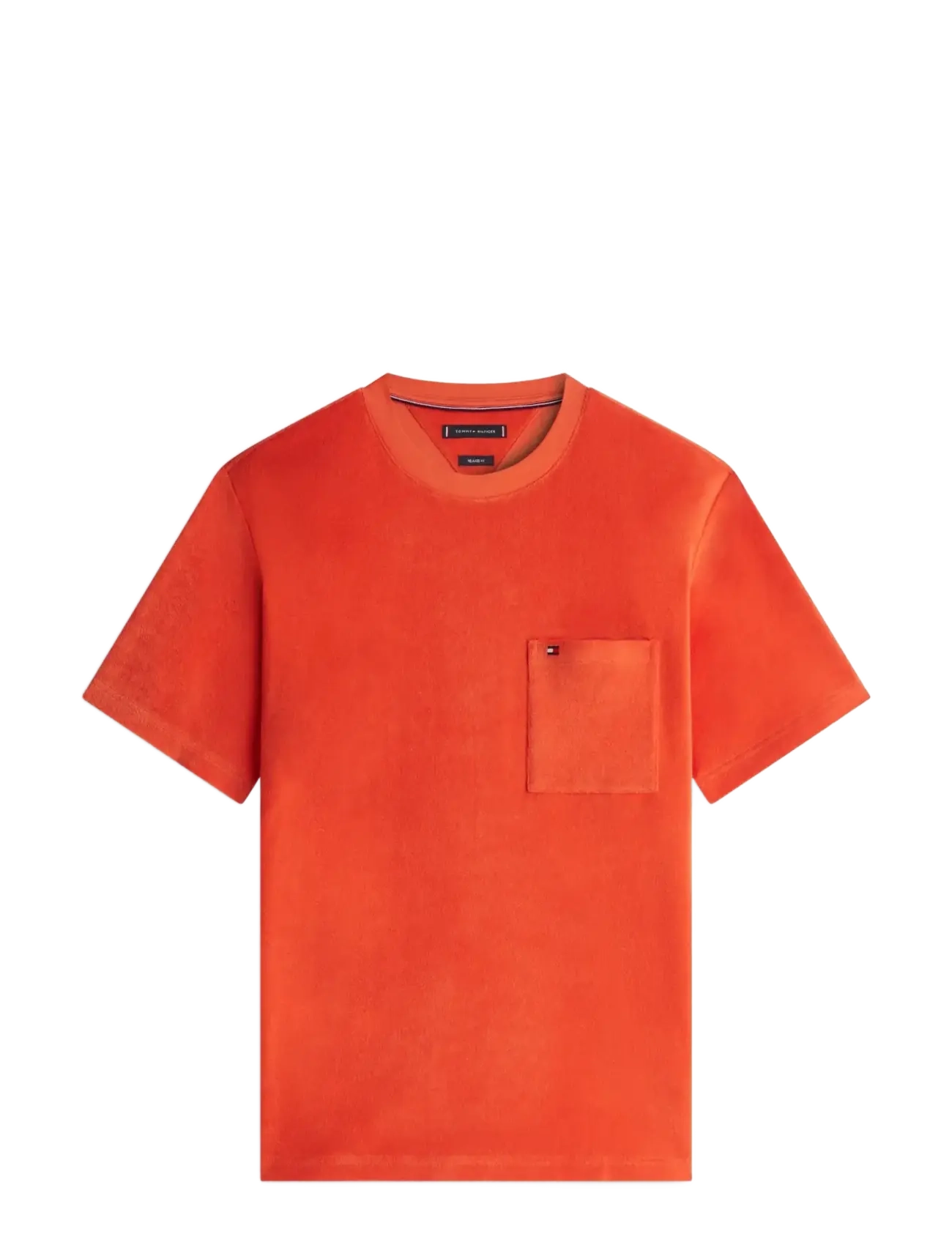 TOMMY HILFIGER Towelling T-Shirt Orange - M - Herren