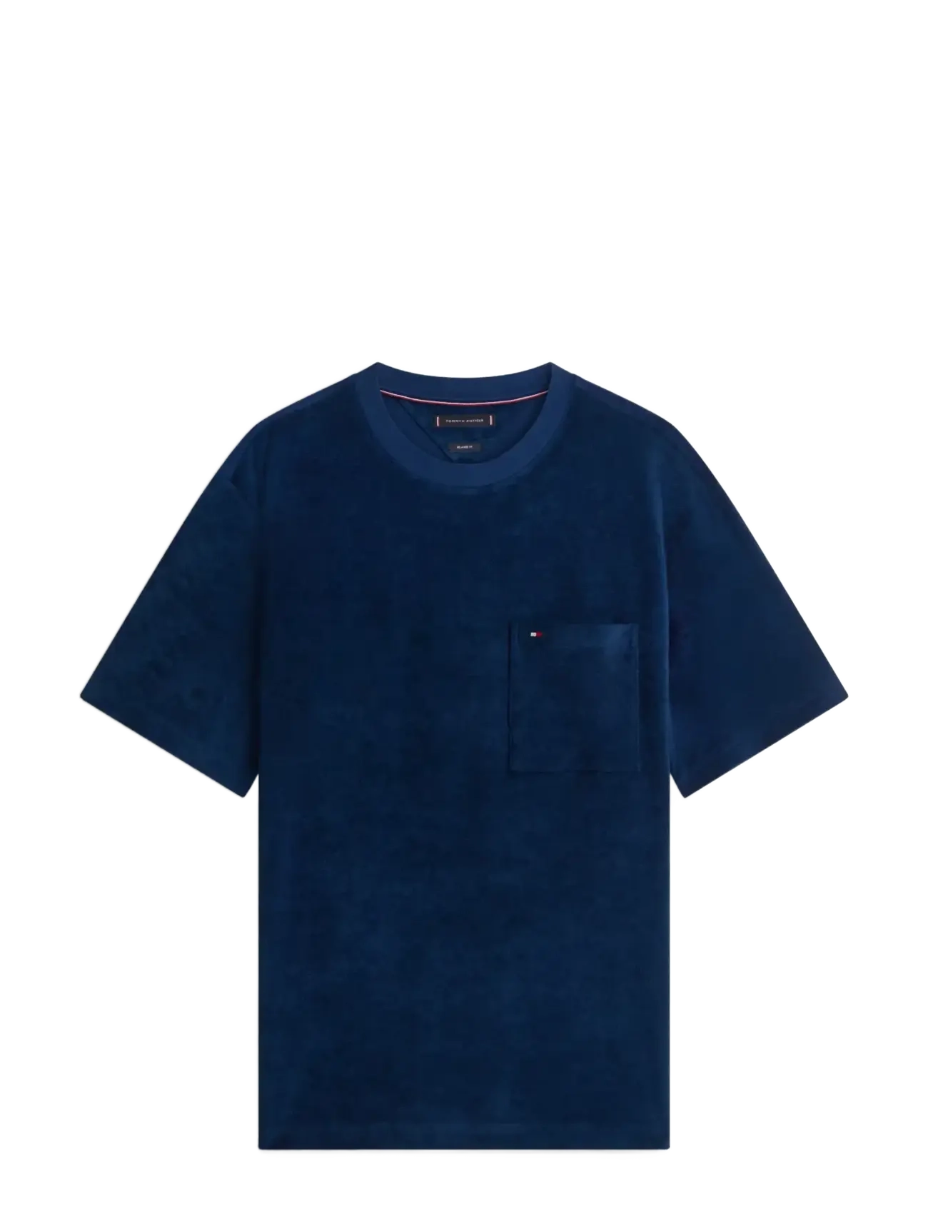 TOMMY HILFIGER Towelling T-Shirt Navy - M - Herren