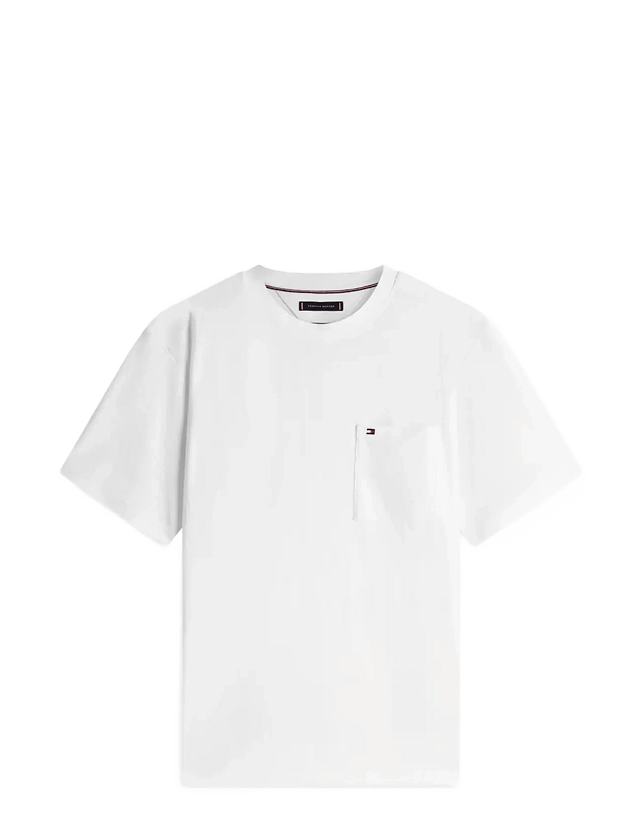 Tommy Hilfiger - TOWELLING T-SHIRT - kortärmade t-shirts - ecru - 1