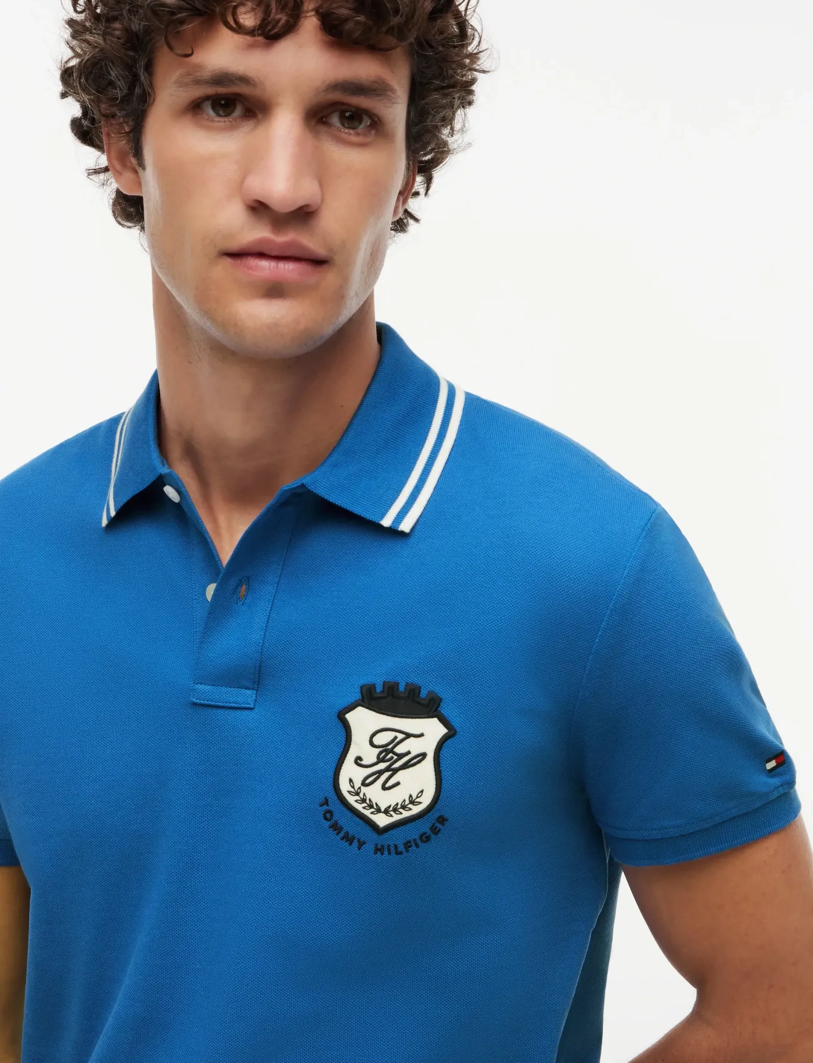 Pique Badge Reg Polo 3