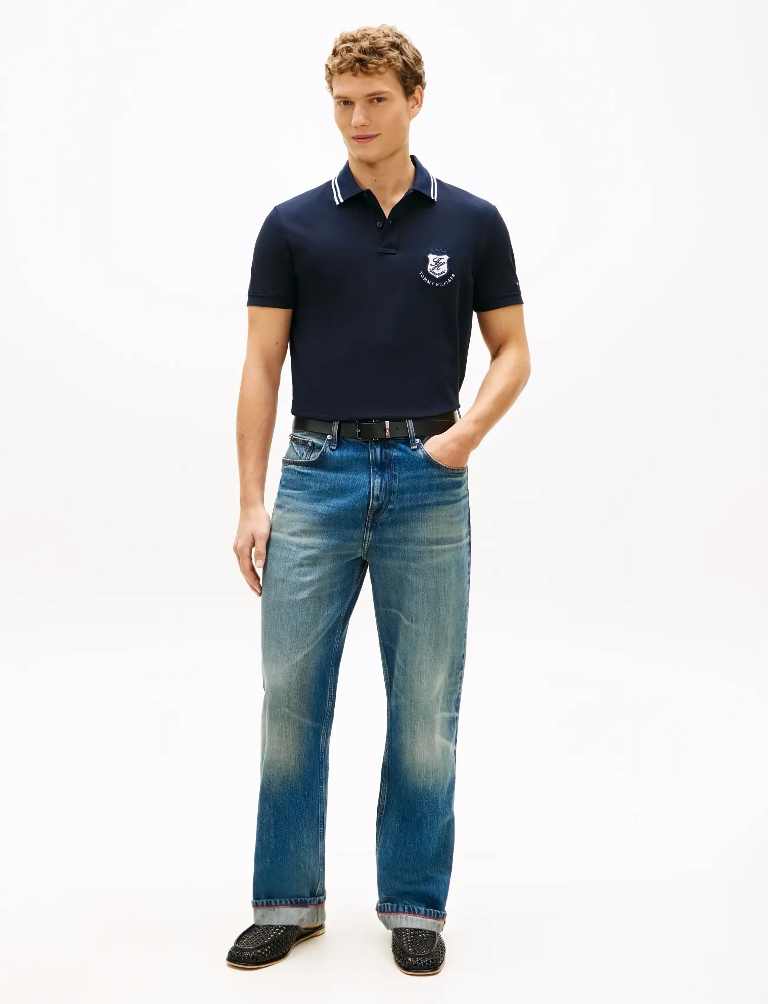Pique Badge Reg Polo 3