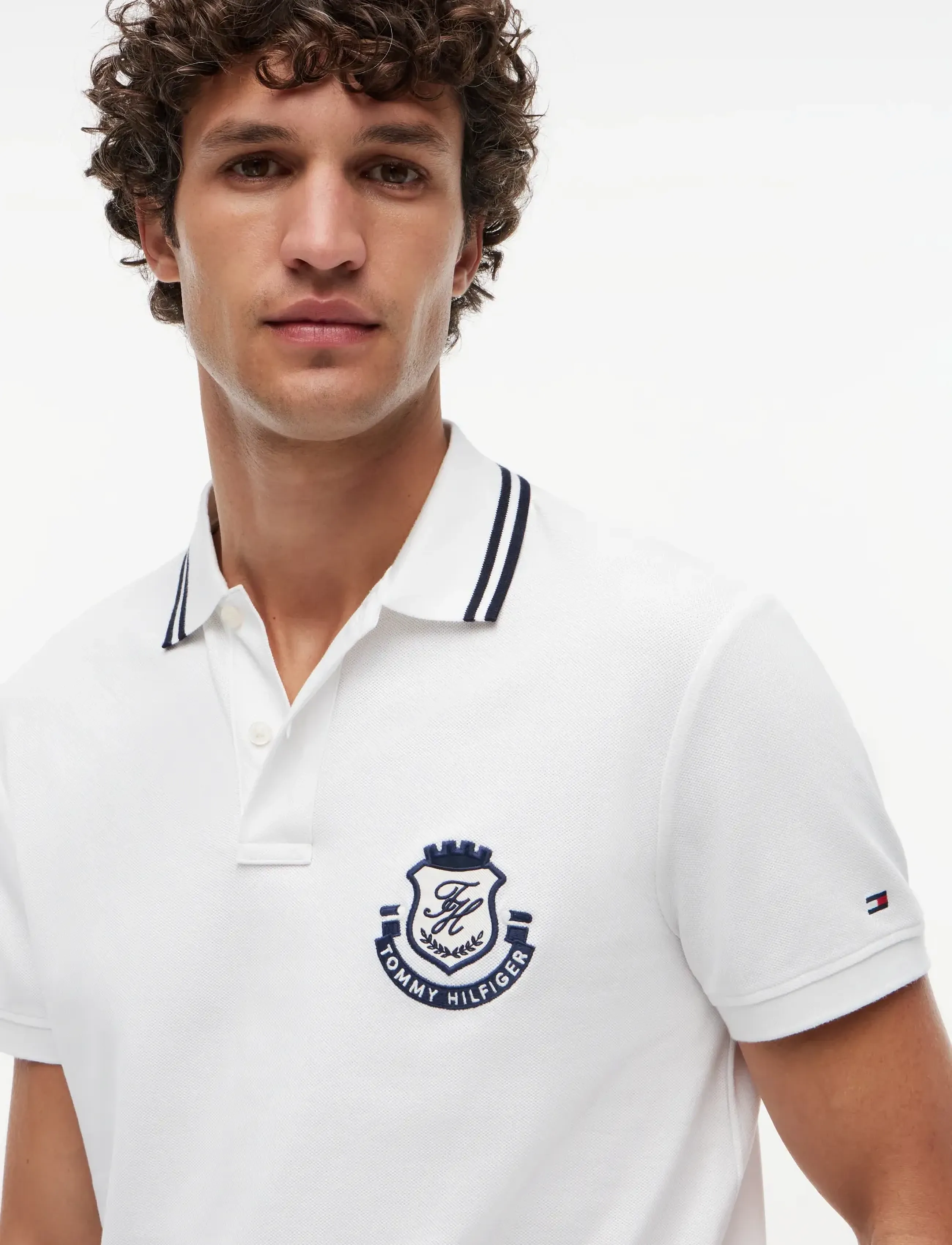 Pique Badge Reg Polo 3