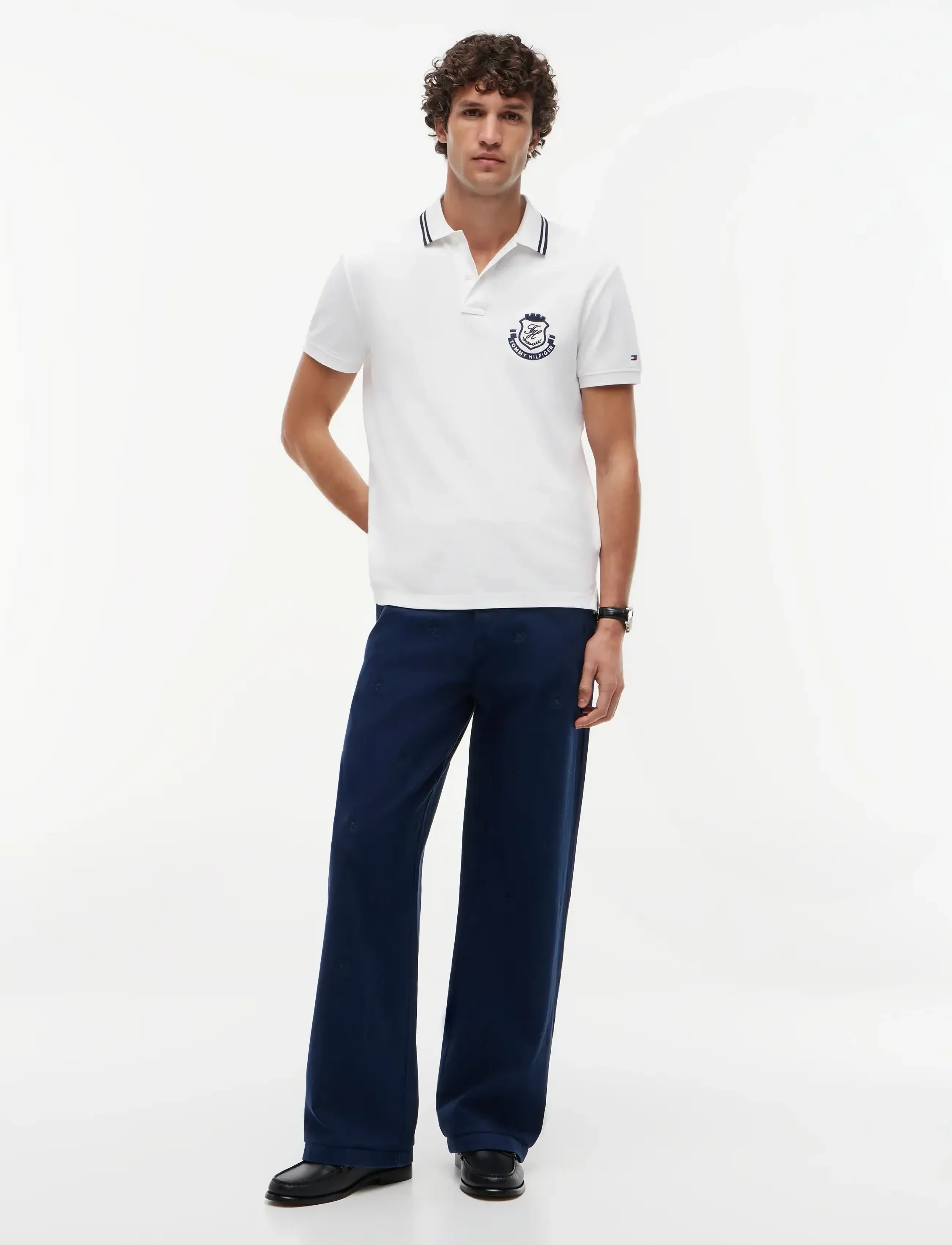 Pique Badge Reg Polo 4