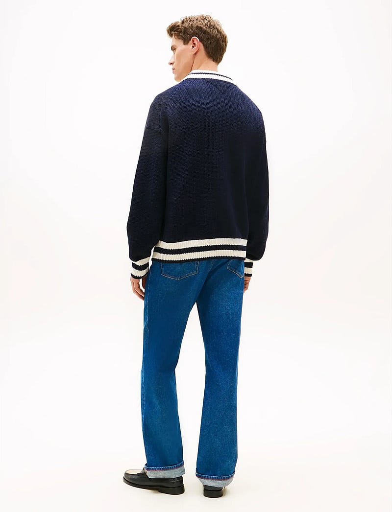 Tommy Hilfiger - ATHLEISURE CRICKET CARDIGAN - cardigans - desert sky - 2