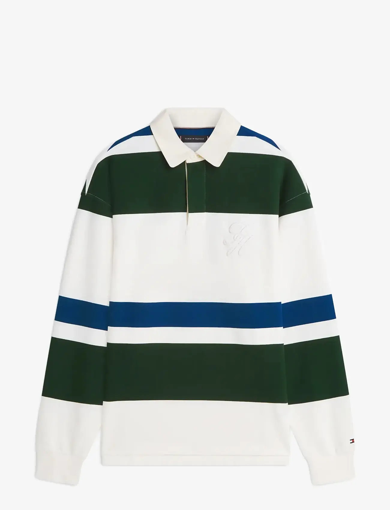 Tommy Hilfiger - RELAXED STRIPE RUGBY - langærmede poloer - ivory petal   multi - 1