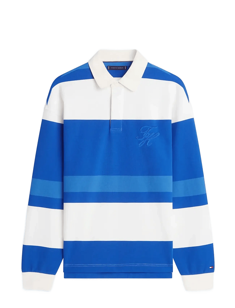 Tommy Hilfiger - RELAXED STRIPE RUGBY - langærmede poloer - regal blue multi - 1