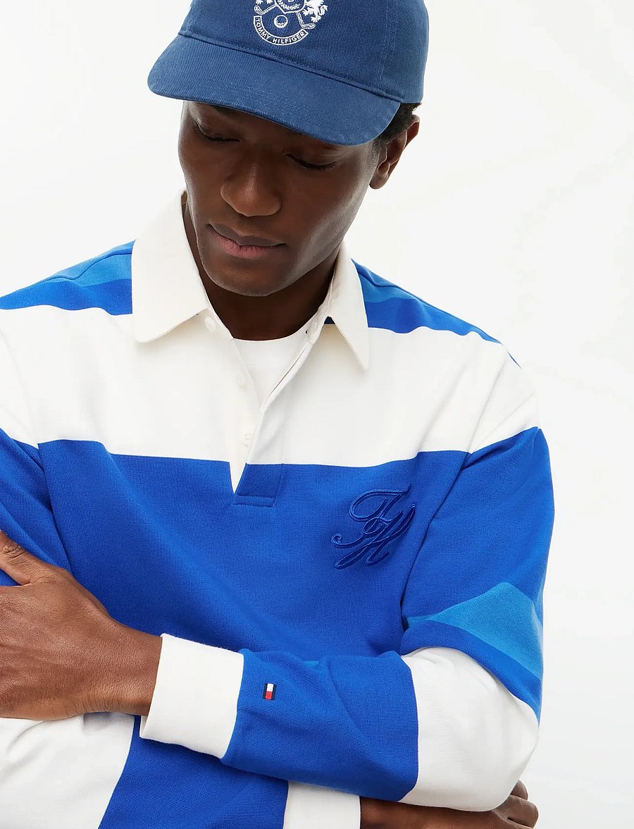 Tommy Hilfiger - RELAXED STRIPE RUGBY - langærmede poloer - regal blue multi - 3