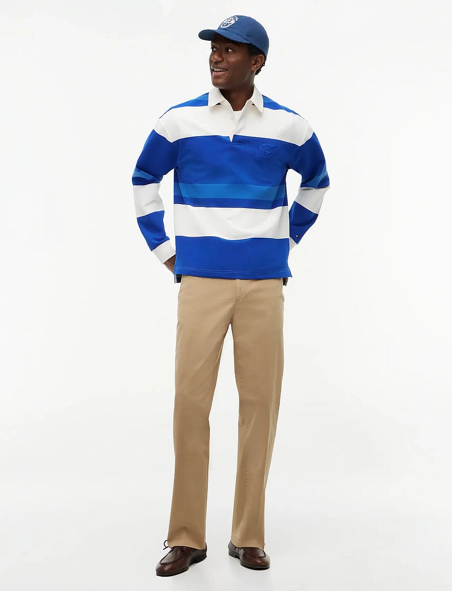 Tommy Hilfiger - RELAXED STRIPE RUGBY - langærmede poloer - regal blue multi - 4