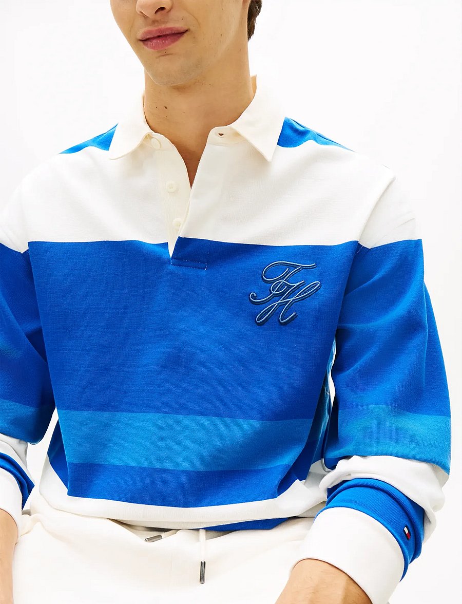 Tommy Hilfiger - RELAXED STRIPE RUGBY - langærmede poloer - regal blue multi - 5
