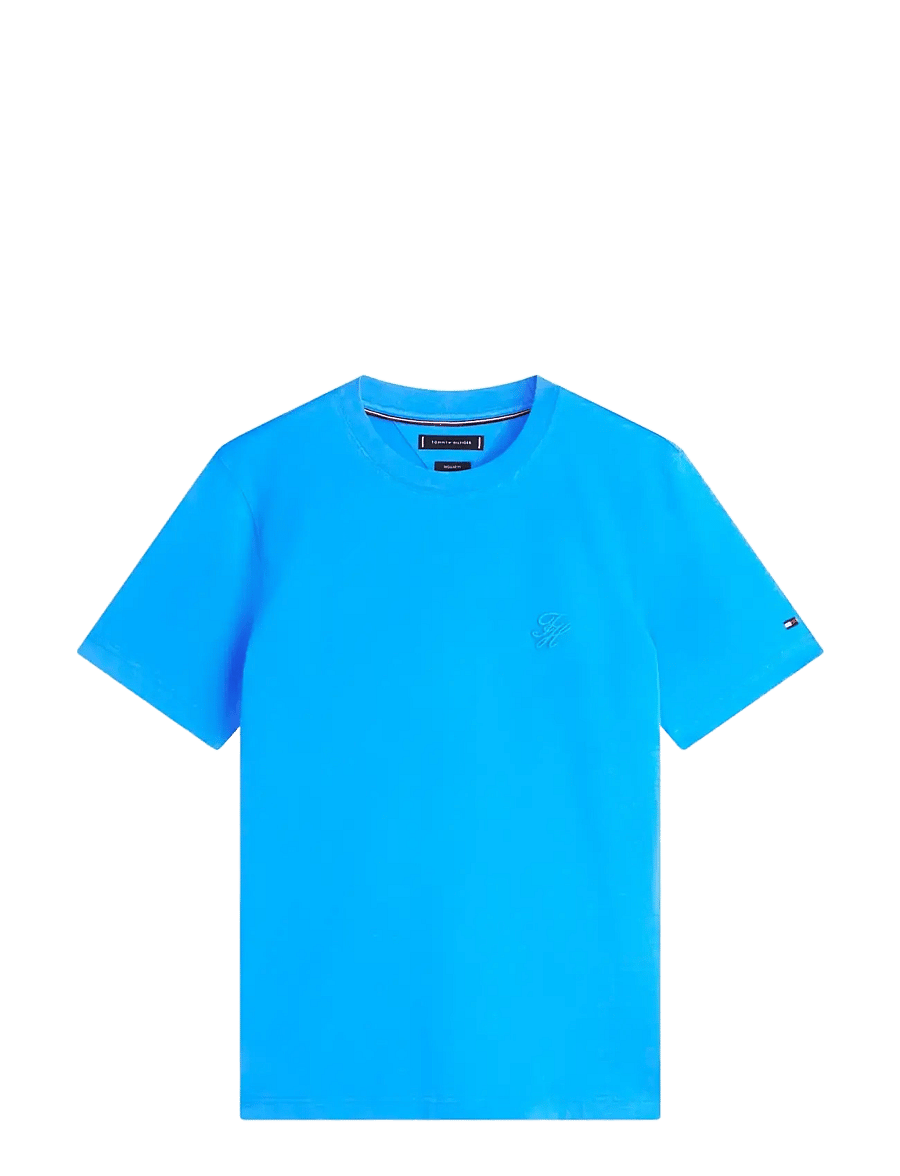 Tommy Hilfiger - SCRIPT MONOGRAM SWIMSHOP TEE - lühikeste varrukatega t-särgid - blue orbit - 1