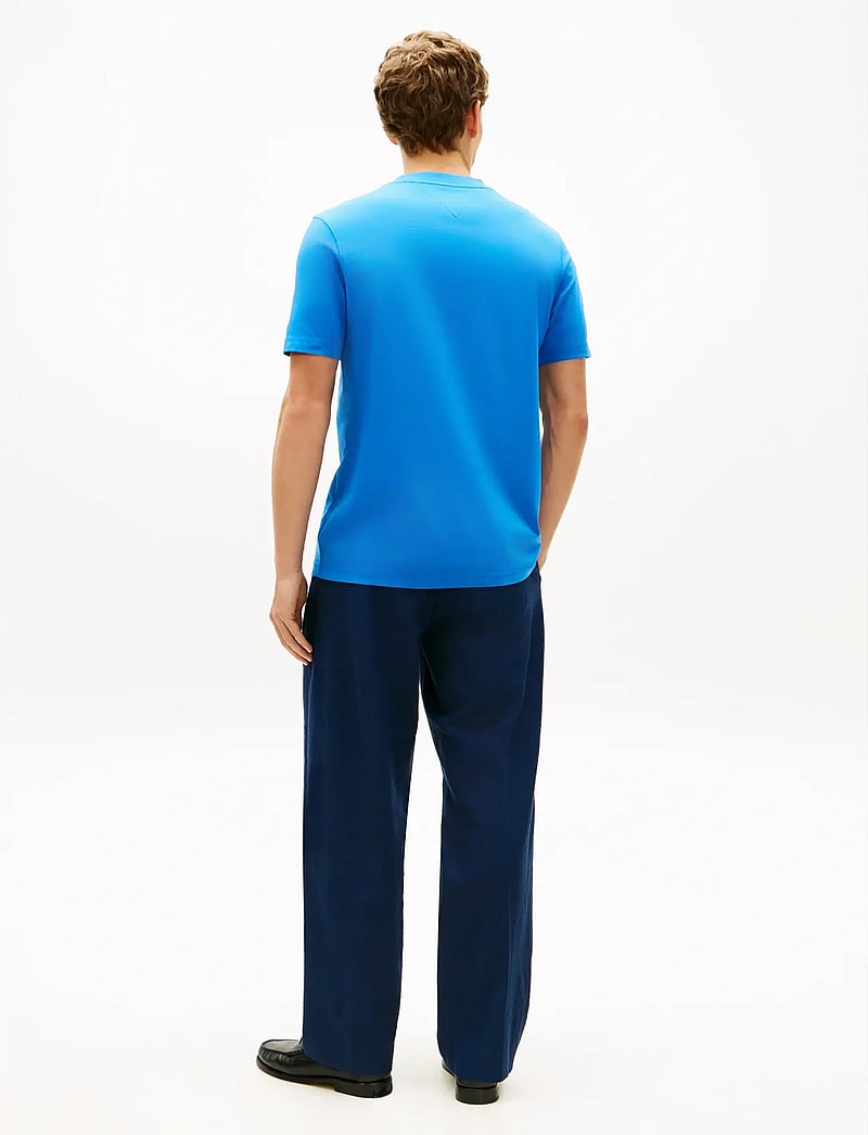 Tommy Hilfiger - SCRIPT MONOGRAM SWIMSHOP TEE - kortærmede t-shirts - blue orbit - 2
