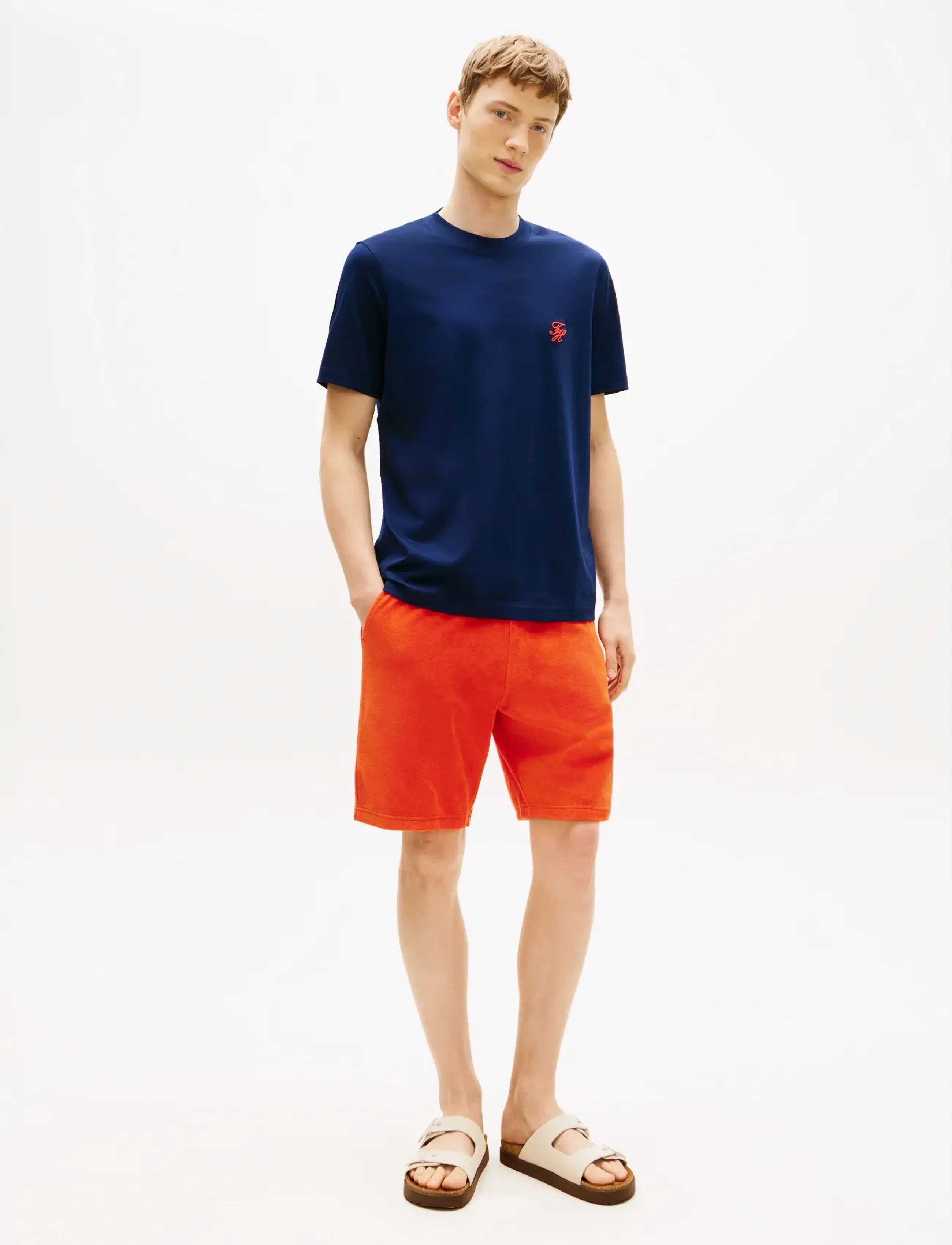 Tommy Hilfiger - SCRIPT MONOGRAM SWIMSHOP TEE - kurzärmelige - carbon navy - 3