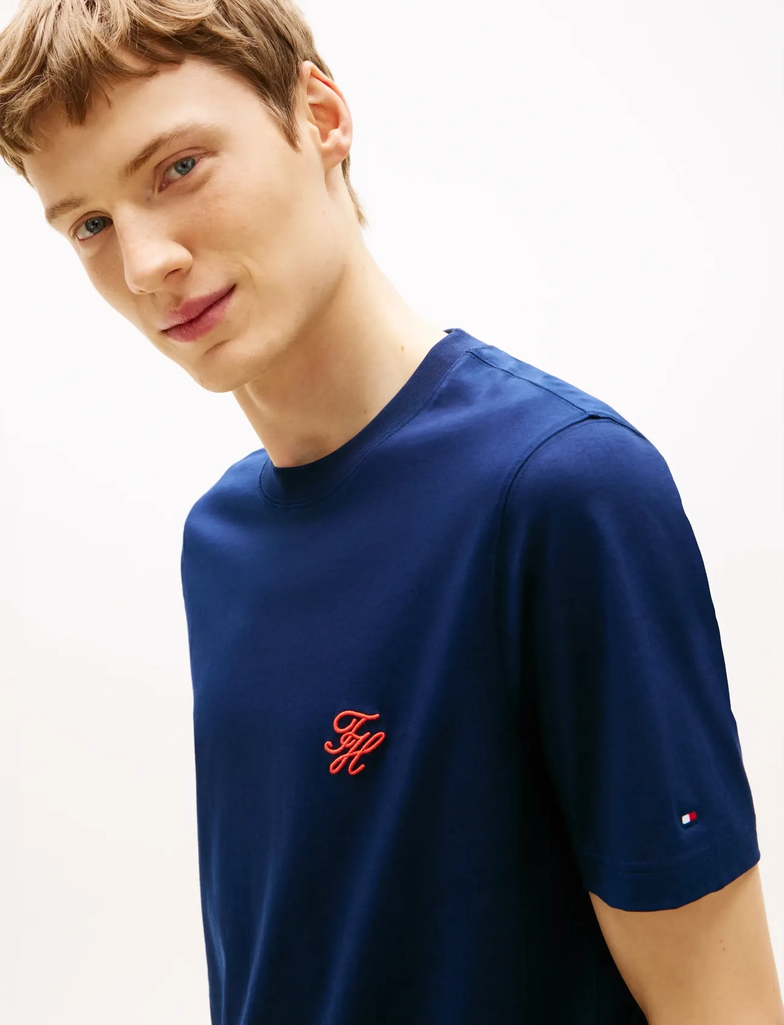 Tommy Hilfiger - SCRIPT MONOGRAM SWIMSHOP TEE - kurzärmelige - carbon navy - 4
