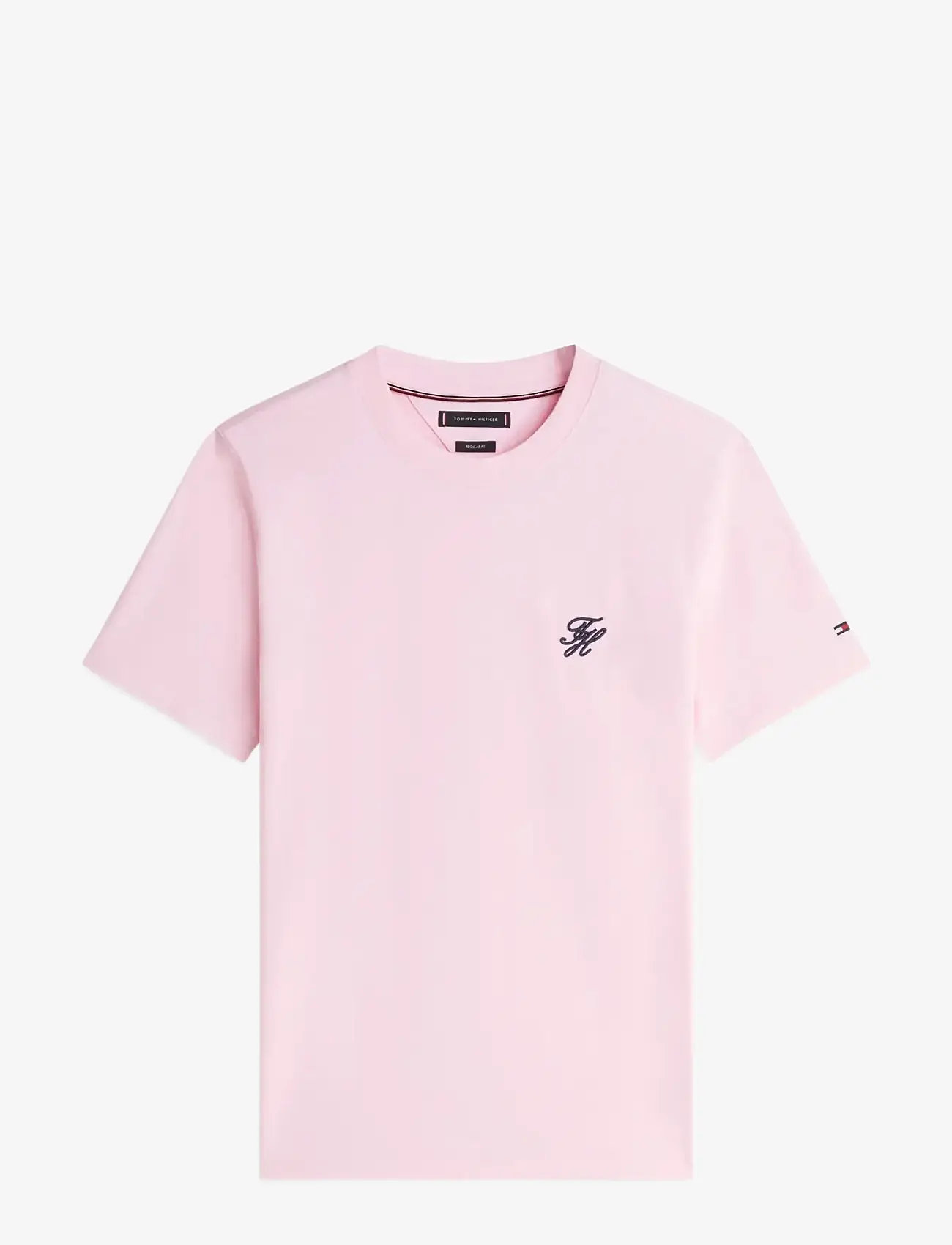 Tommy Hilfiger - SCRIPT MONOGRAM SWIMSHOP TEE - kortærmede t-shirts - classic pink - 1