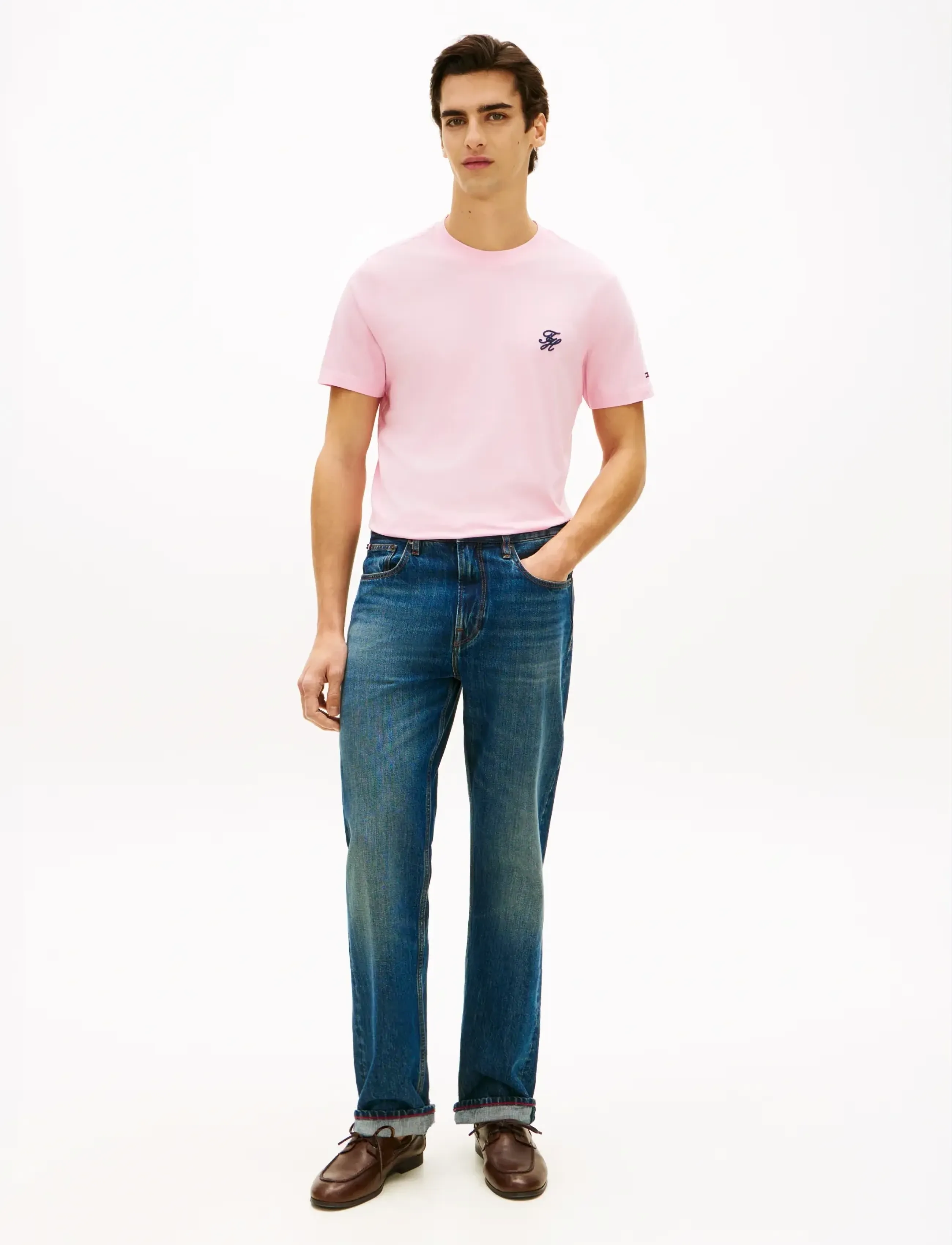 Tommy Hilfiger - SCRIPT MONOGRAM SWIMSHOP TEE - kurzärmelig - classic pink - 3