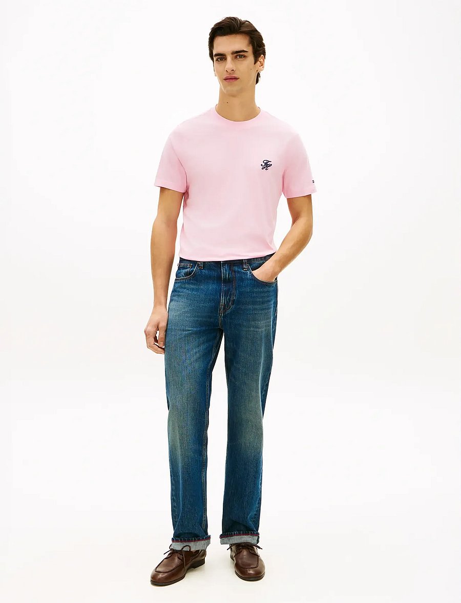 Tommy Hilfiger - SCRIPT MONOGRAM SWIMSHOP TEE - kurzärmelig - classic pink - 3