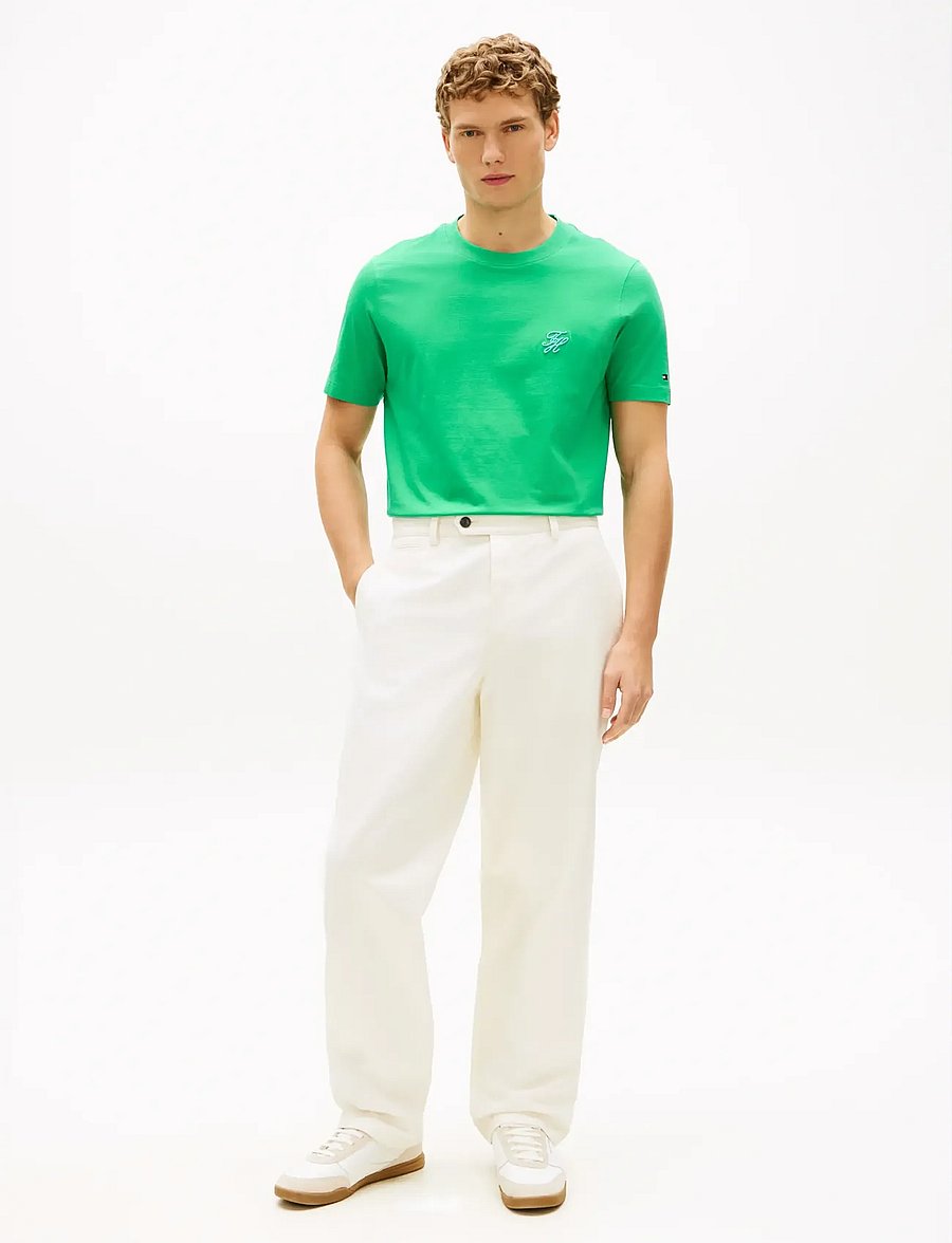 Tommy Hilfiger - SCRIPT MONOGRAM SWIMSHOP TEE - kurzärmelig - jade wink - 3