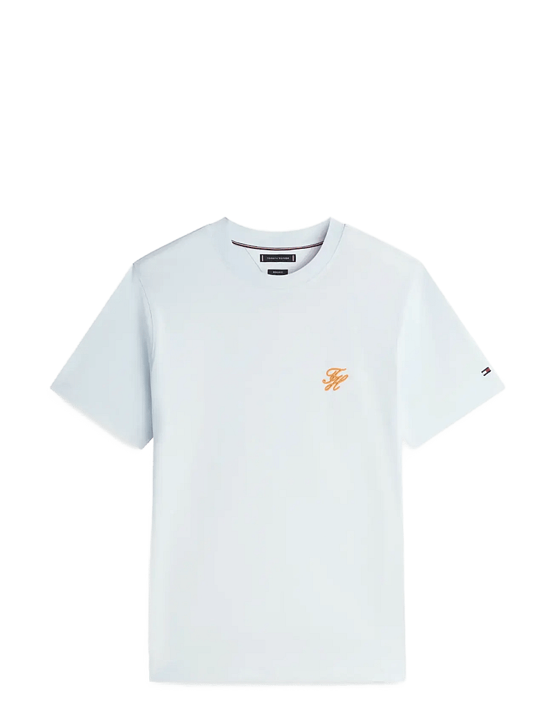 Tommy Hilfiger - SCRIPT MONOGRAM SWIMSHOP TEE - kortærmede t-shirts - keepsake blue - 1