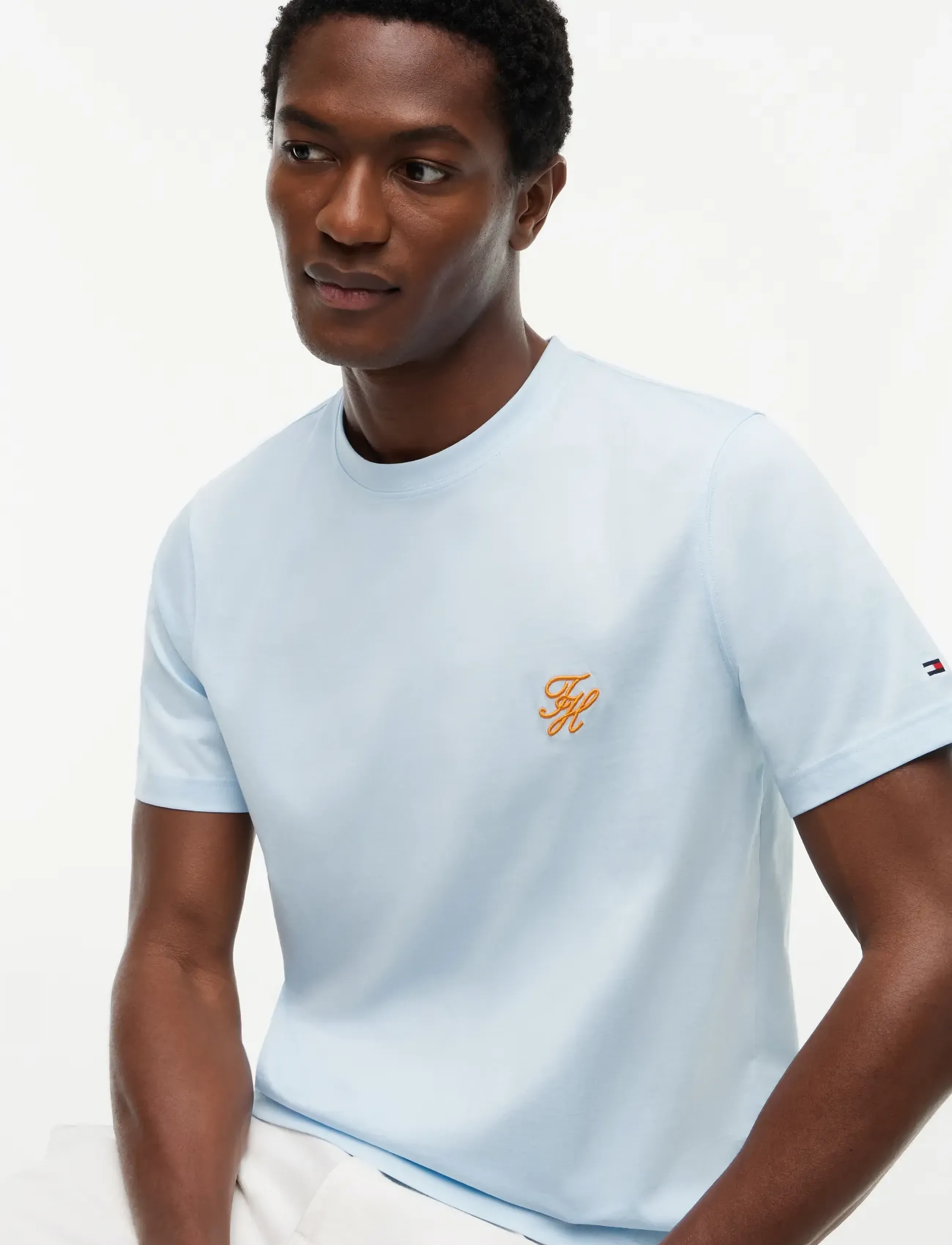 Tommy Hilfiger - SCRIPT MONOGRAM SWIMSHOP TEE - kortärmade t-shirts - keepsake blue - 3