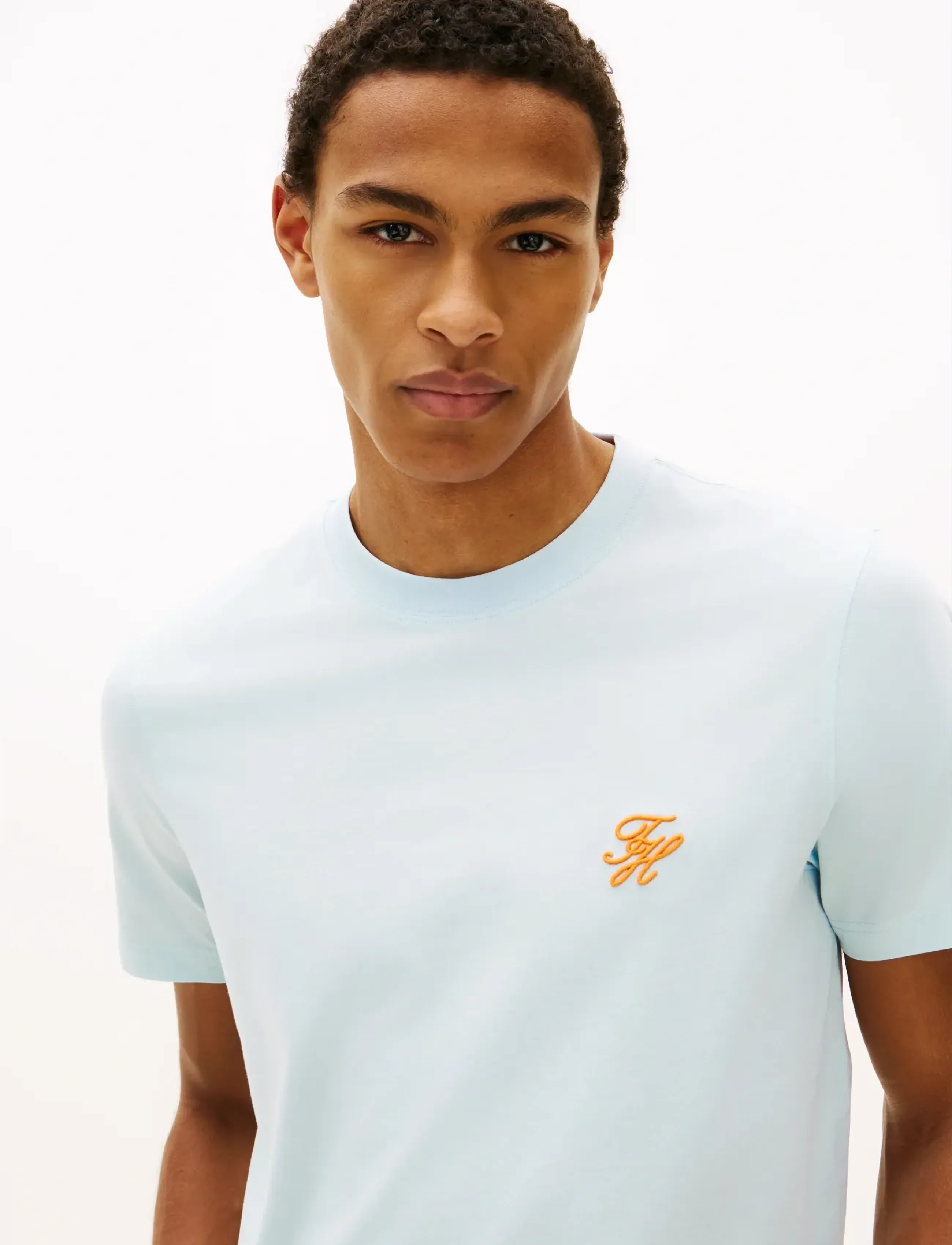 Tommy Hilfiger - SCRIPT MONOGRAM SWIMSHOP TEE - short-sleeved t-shirts - keepsake blue - 4