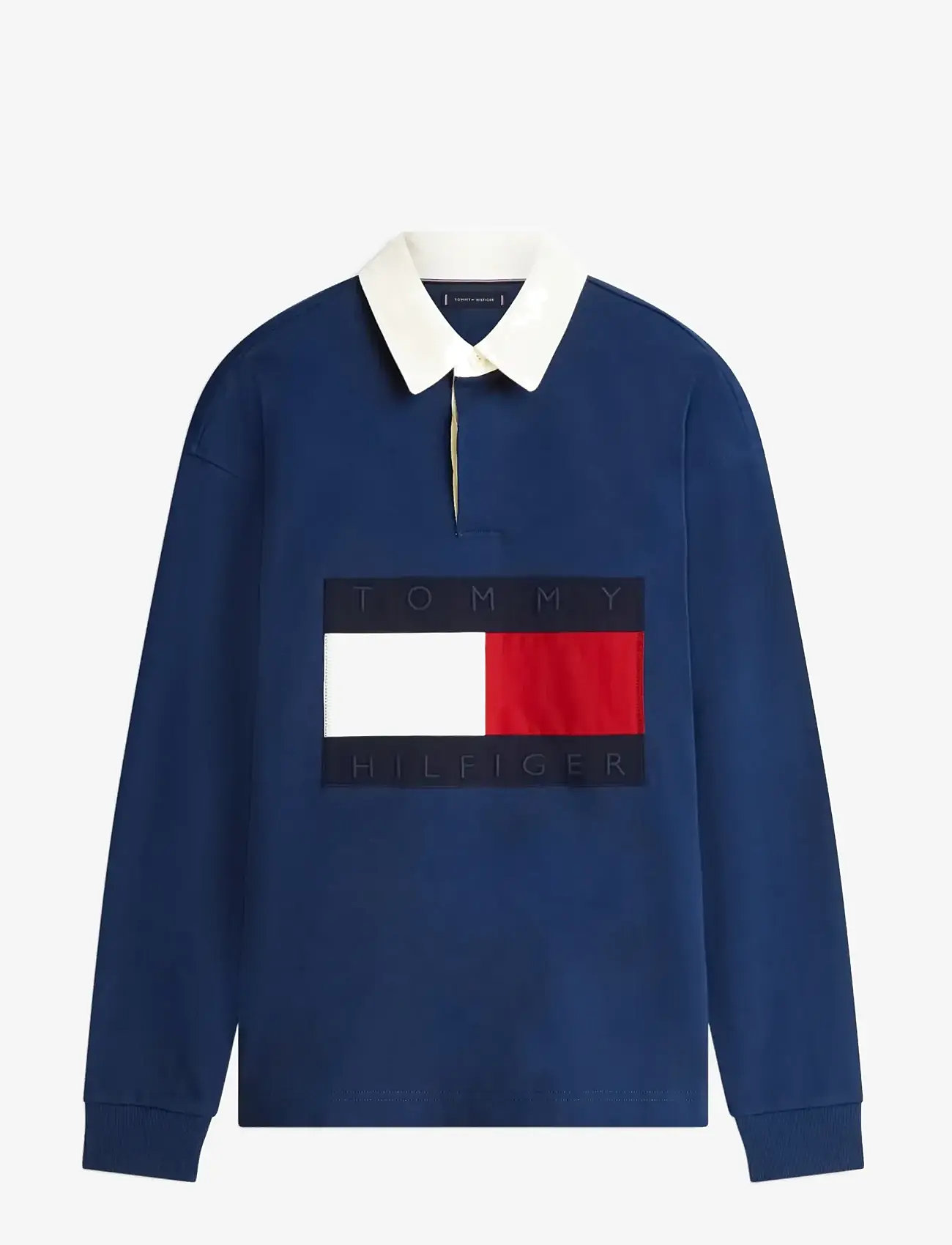 Tommy Hilfiger - FLAG RUGBY - langärmelig - carbon navy - 1