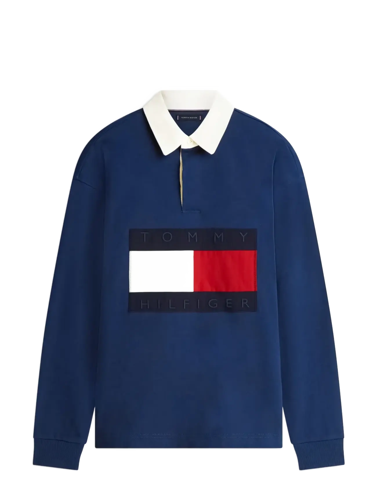 Tommy Hilfiger FLAG RUGBY - Poloshirts - CARBON NAVY / navy
