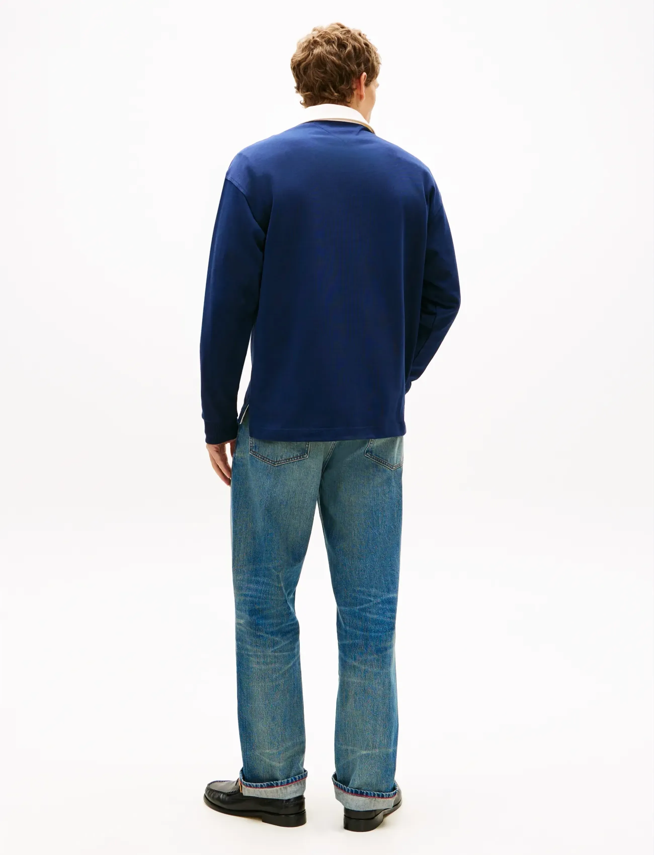 Tommy Hilfiger - FLAG RUGBY - pikkade varrukatega polod - carbon navy - 2