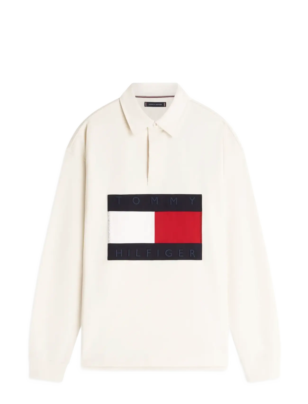 TOMMY HILFIGER Flag Rugby Weiß - XXL - Herren