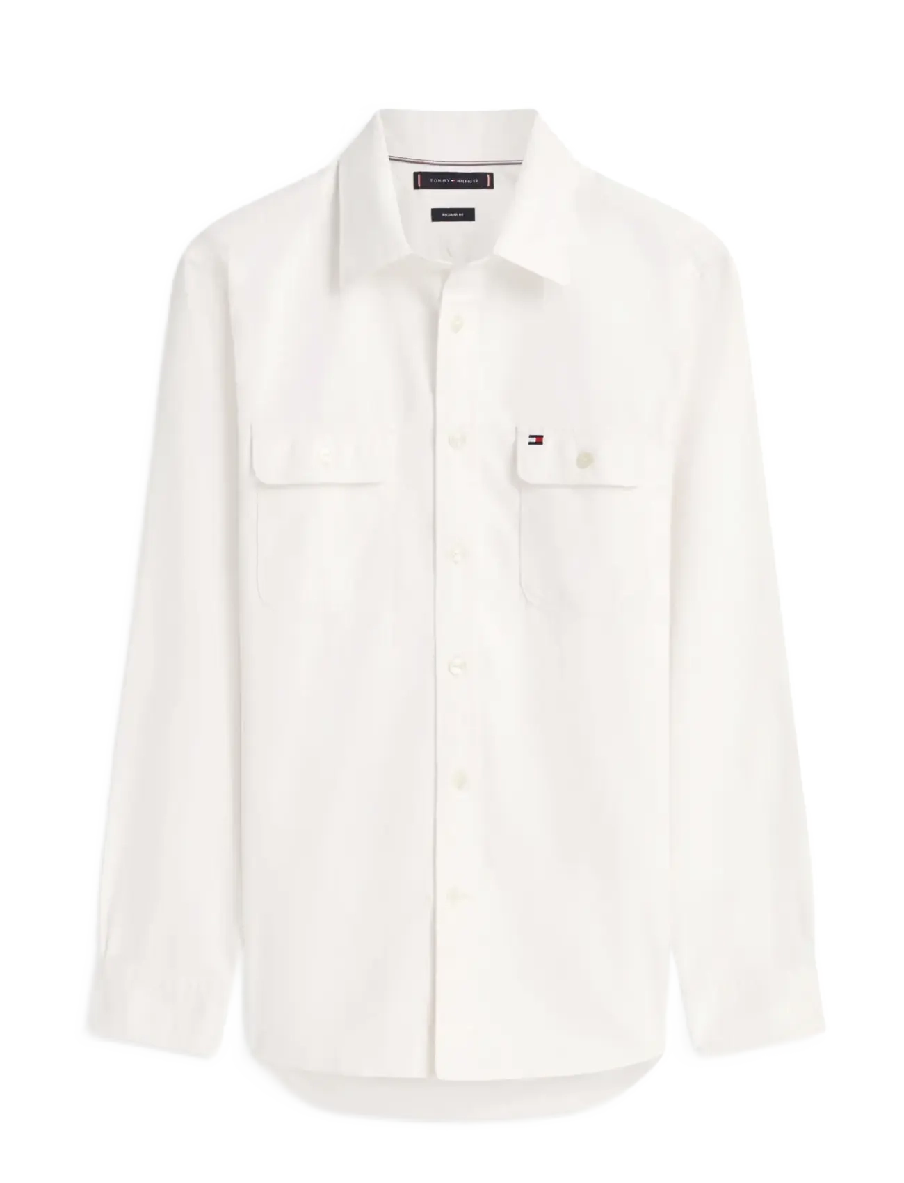 Tommy Hilfiger OVERSHIRT TWILL RF - Overshirts - IVORY PETAL / white