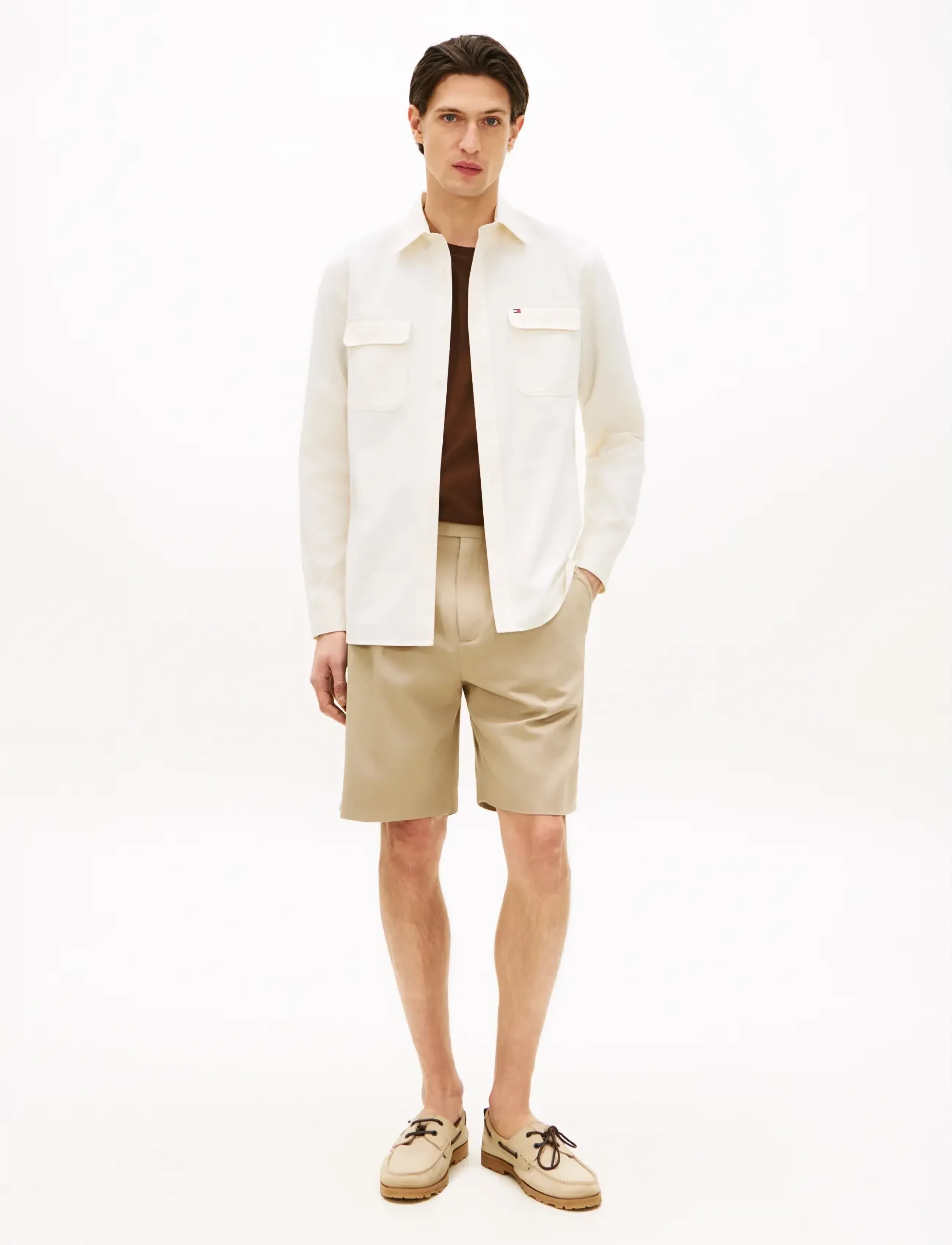 Tommy Hilfiger - OVERSHIRT TWILL RF - nach anlass kaufen - ivory petal - 3