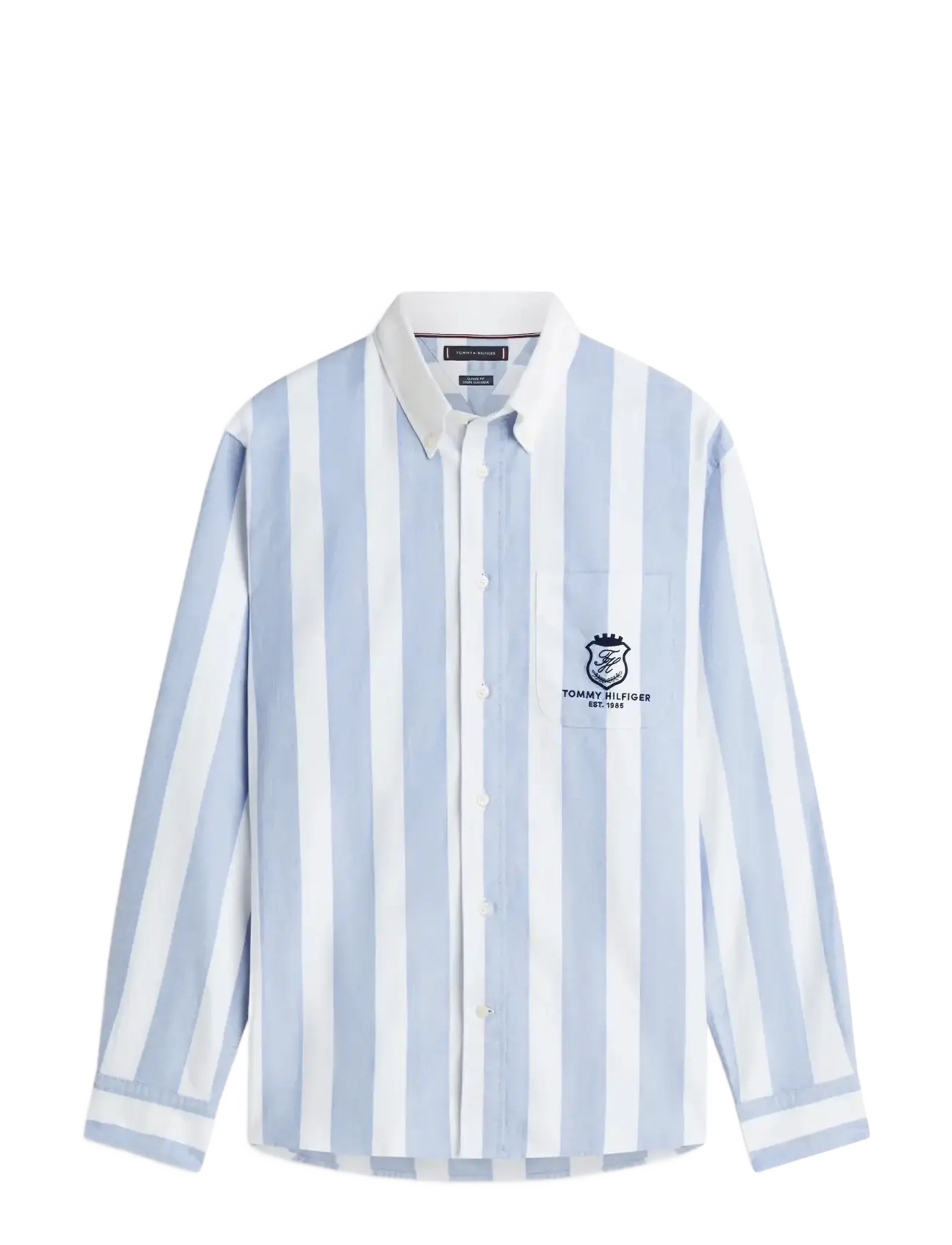 Tommy Hilfiger - CLUB PREP OXF CLASSIC FIT SHIRT - stribede skjorter - shirt blue   stripe - 1