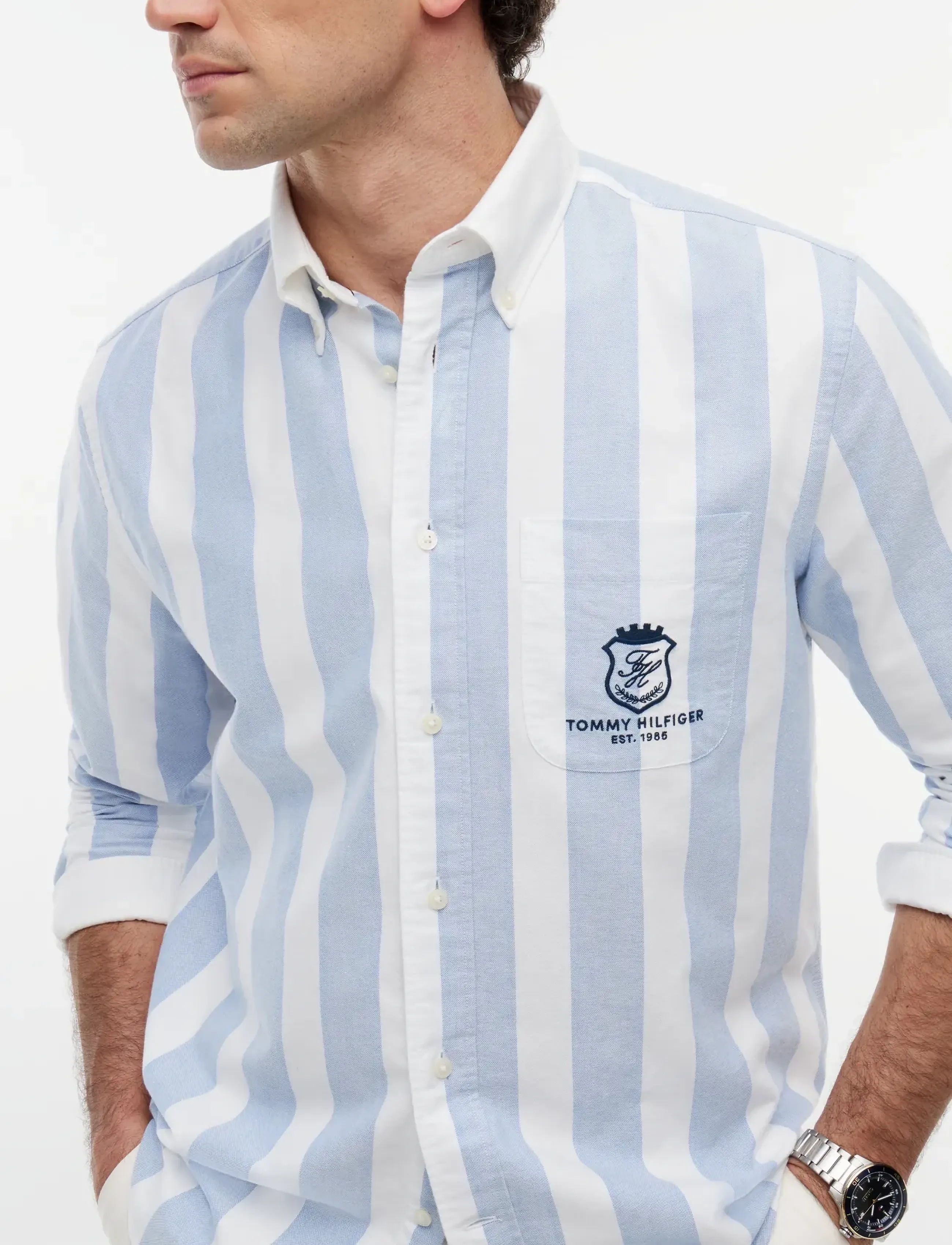 TOMMY HILFIGER Club Prep Oxf Classic Fit Shirt oxfordskjortor herr – bild 6