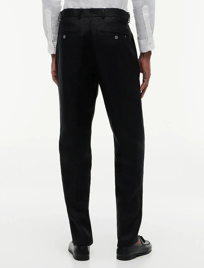 Tommy Hilfiger - DC LINEN PANTS - lininės kelnės - black - 2