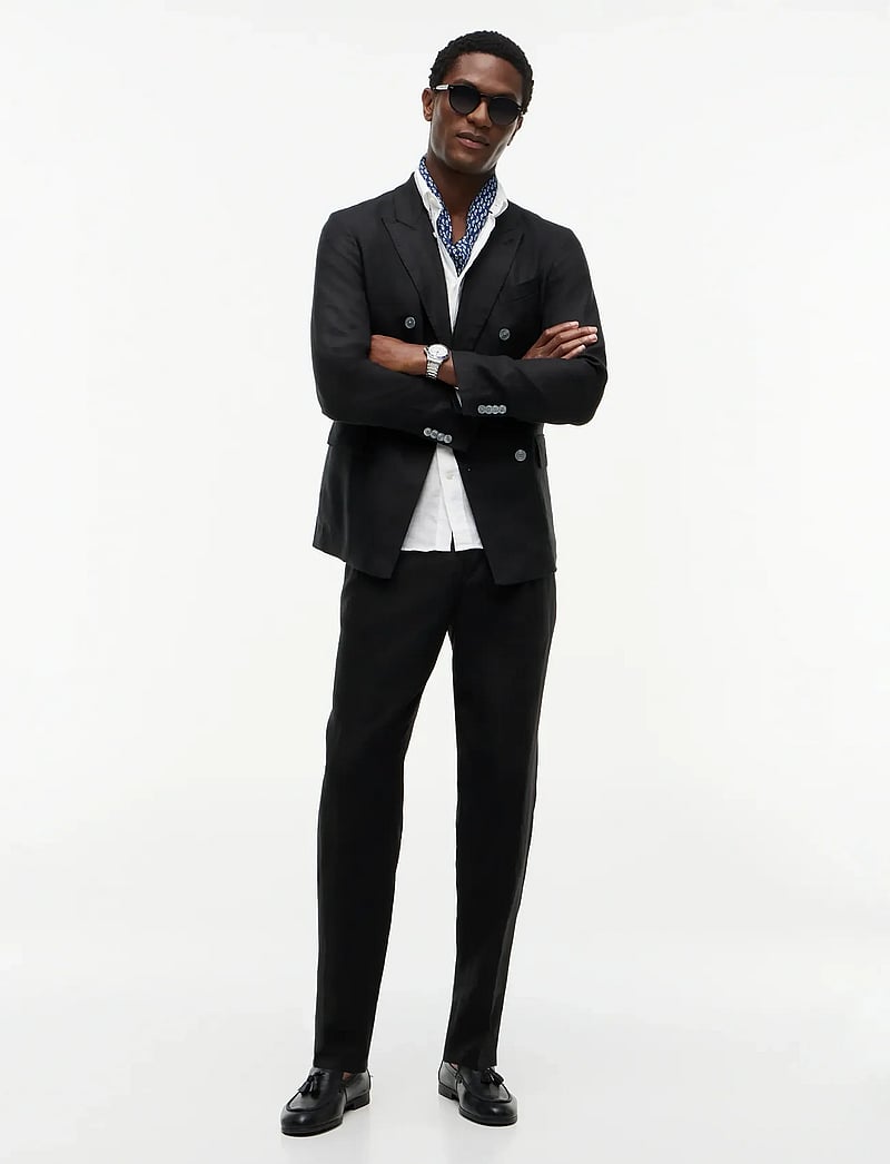 Tommy Hilfiger - DC LINEN PANTS - lininės kelnės - black - 3