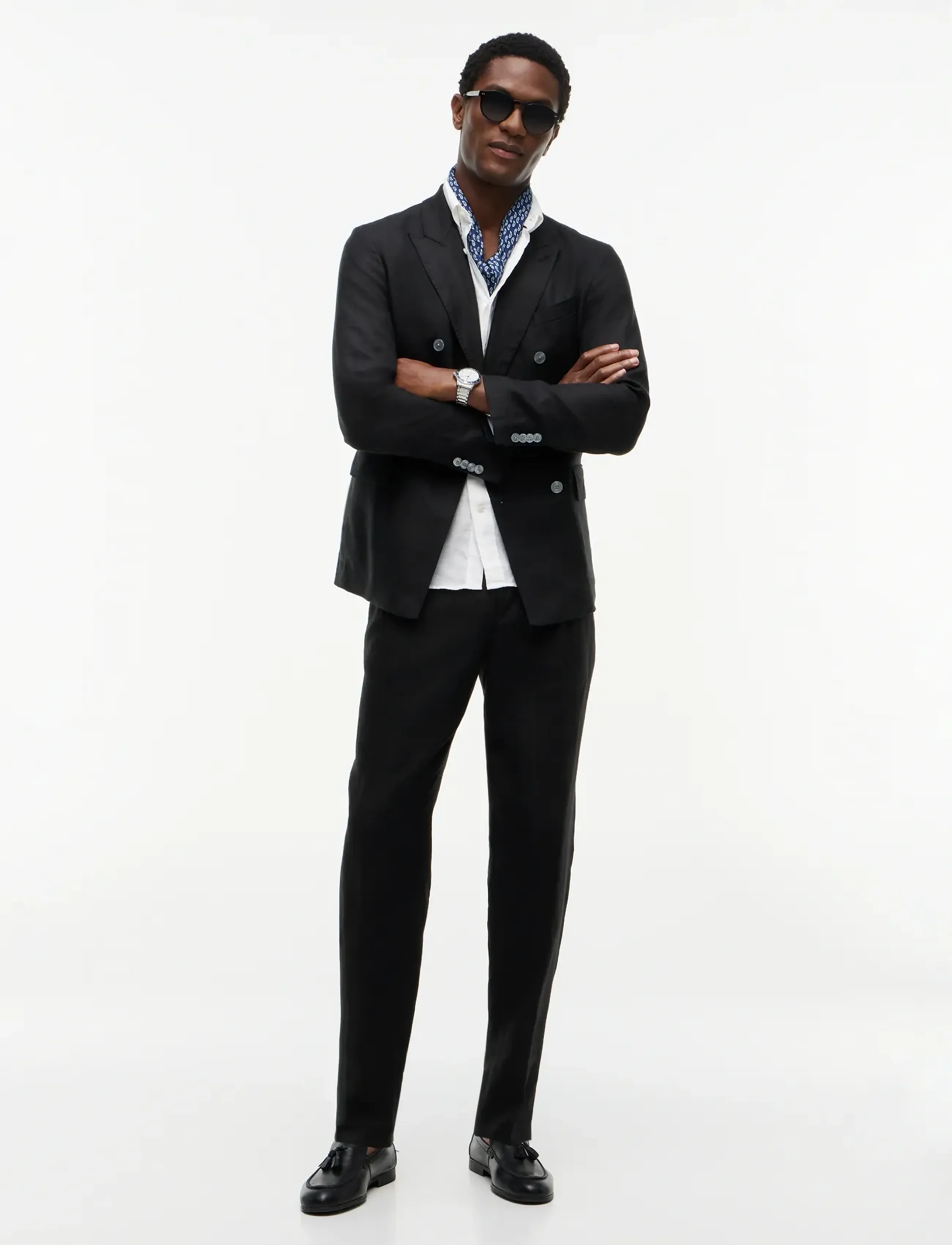 Tommy Hilfiger - DC LINEN PANTS - linased püksid - black - 3