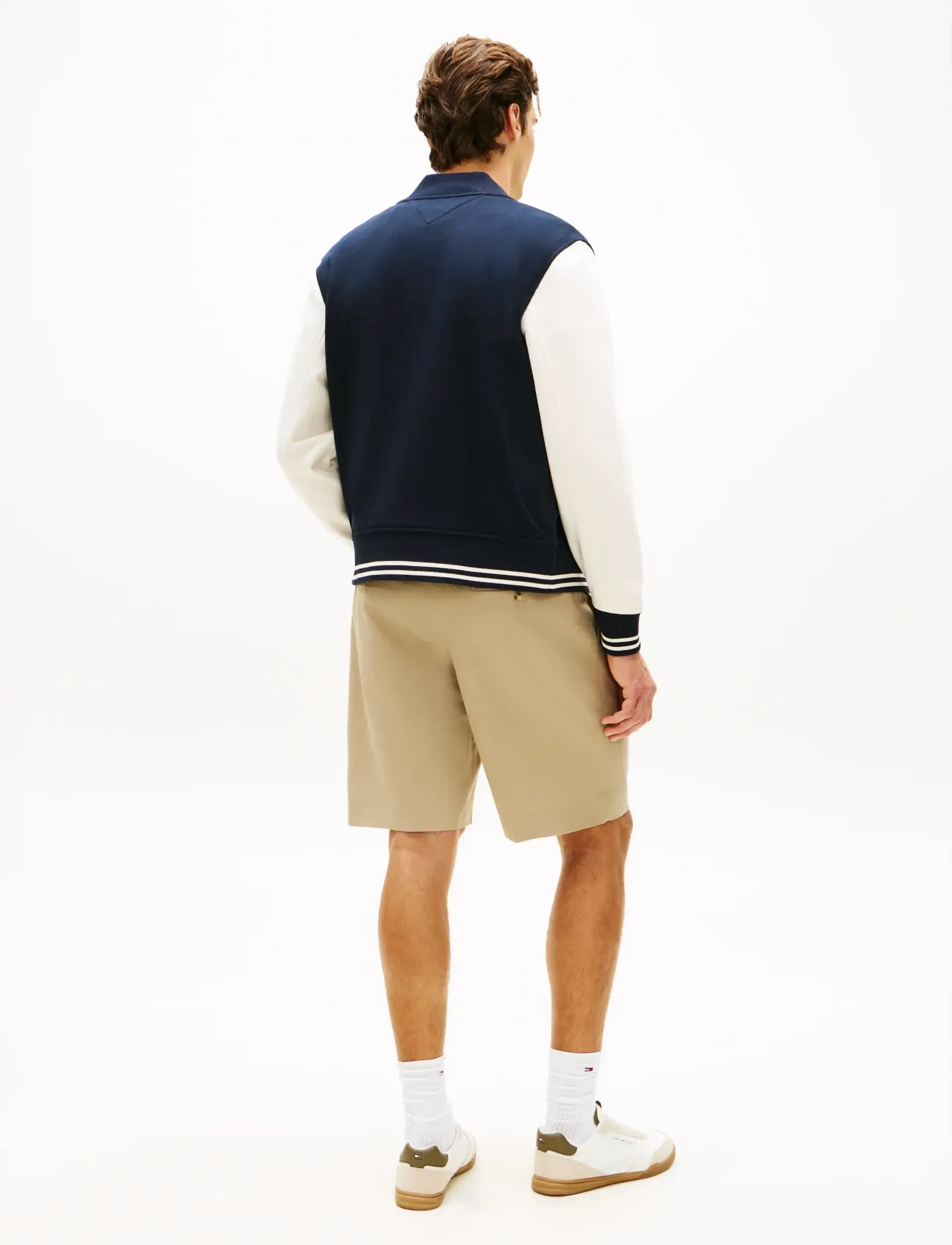 Tommy Hilfiger - SCRIPT COLORBLOCK BOMBER - kolledžijakid - desert sky - 2