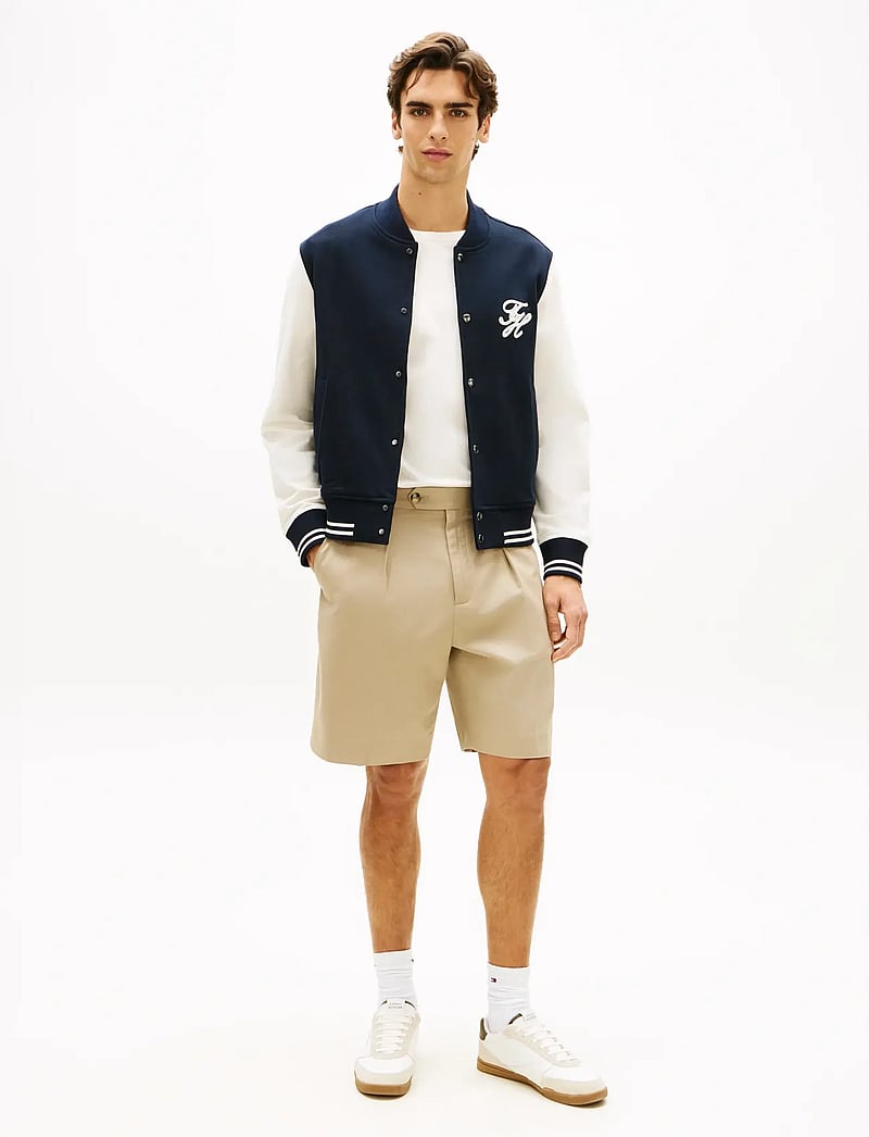 Tommy Hilfiger - SCRIPT COLORBLOCK BOMBER - collegejakker - desert sky - 3