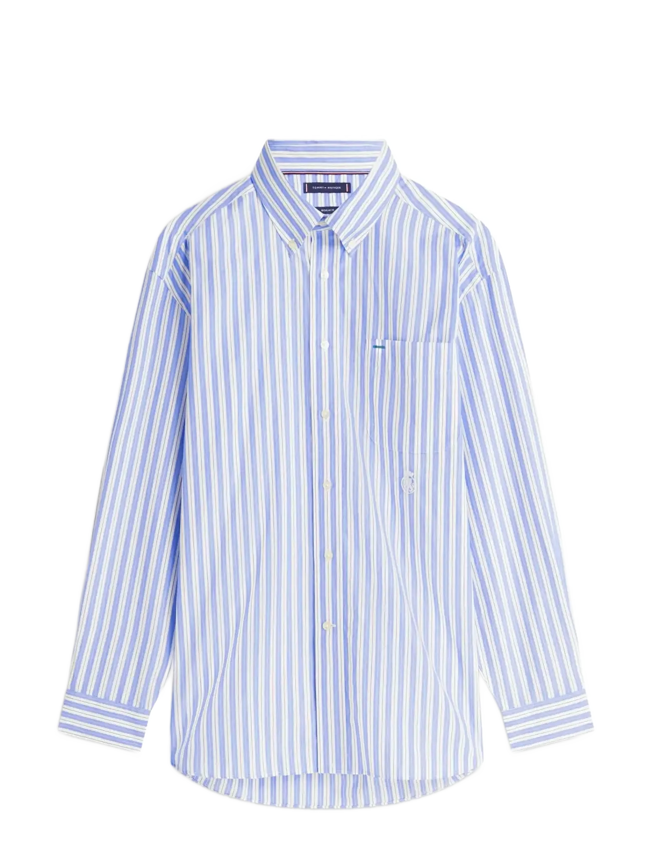 TOMMY HILFIGER Crest Best Level Pop Stp Rlx Fit Blau - S - Herren