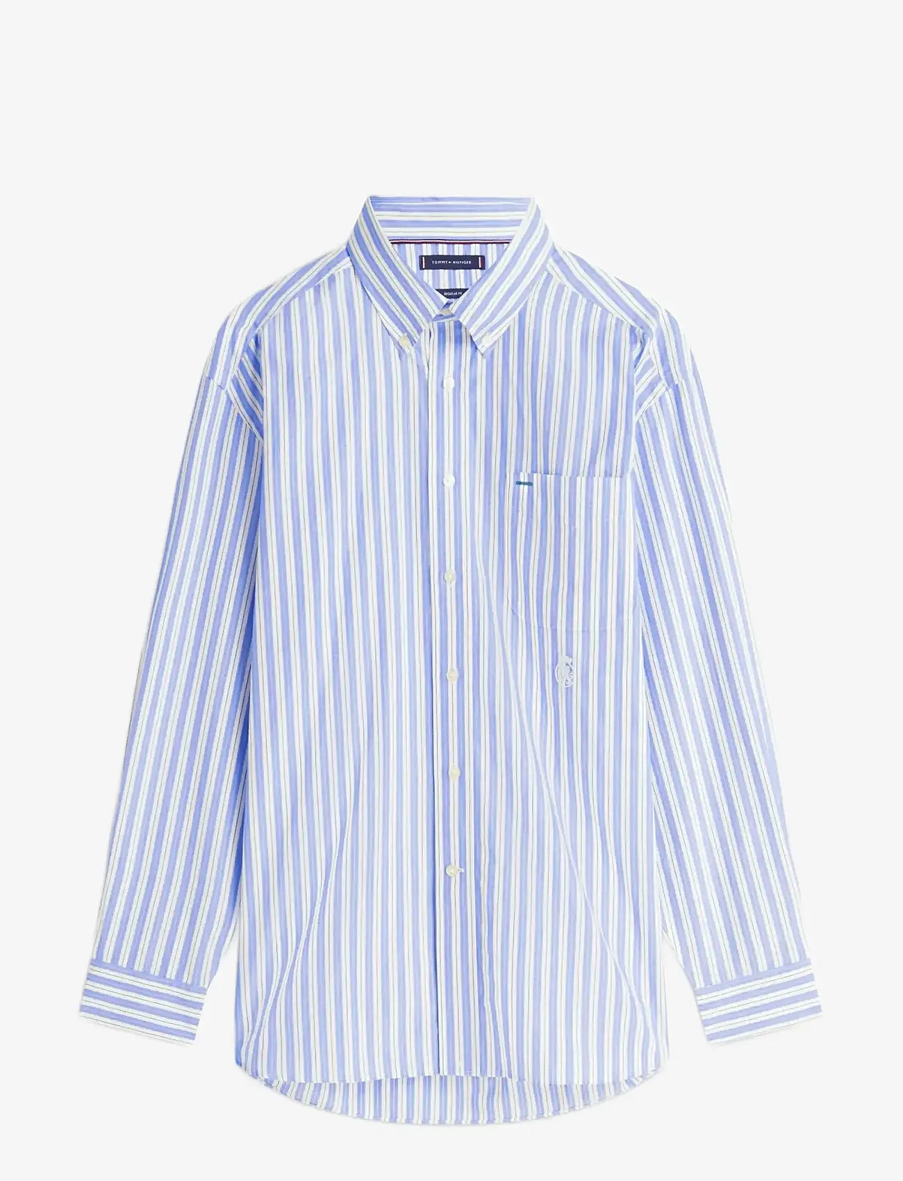 Tommy Hilfiger - CREST BEST LEVEL POP STP RLX FIT - gestreifte hemden - sweet blue   stripe - 1