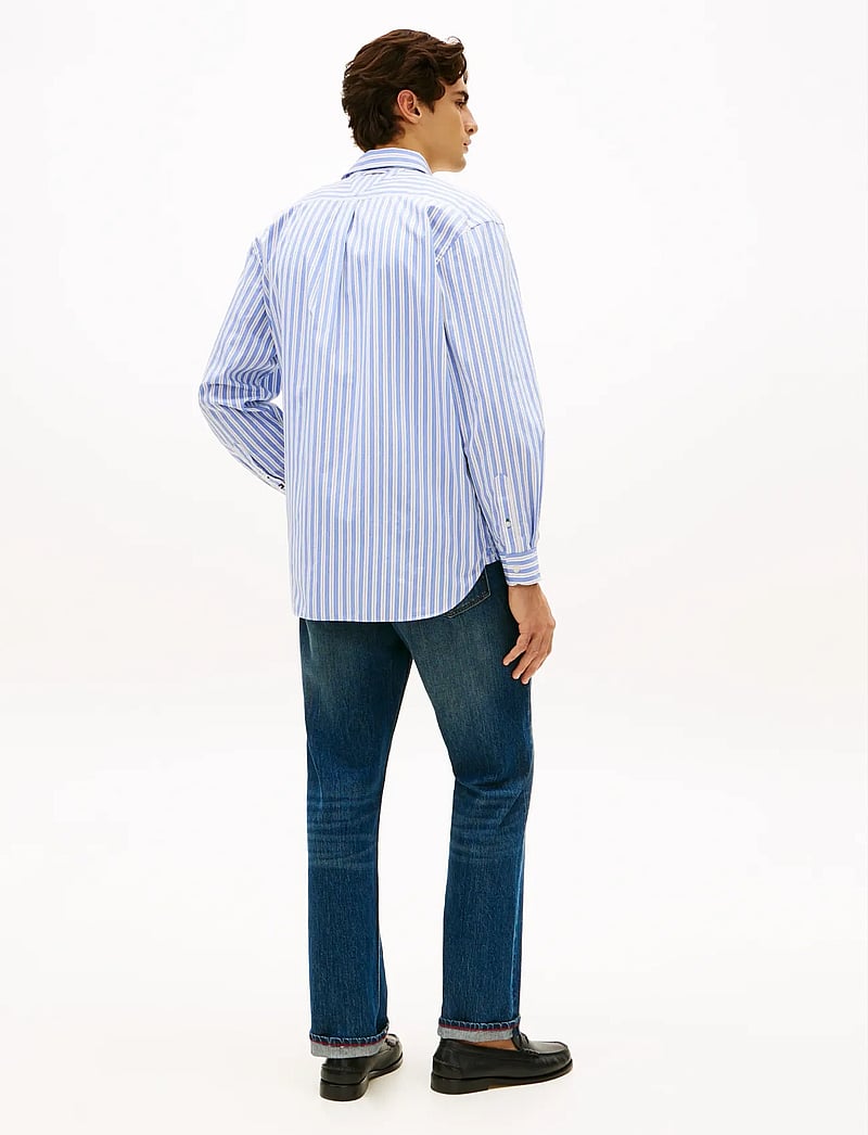 Tommy Hilfiger - CREST BEST LEVEL POP STP RLX FIT - gestreifte hemden - sweet blue stripe - 2