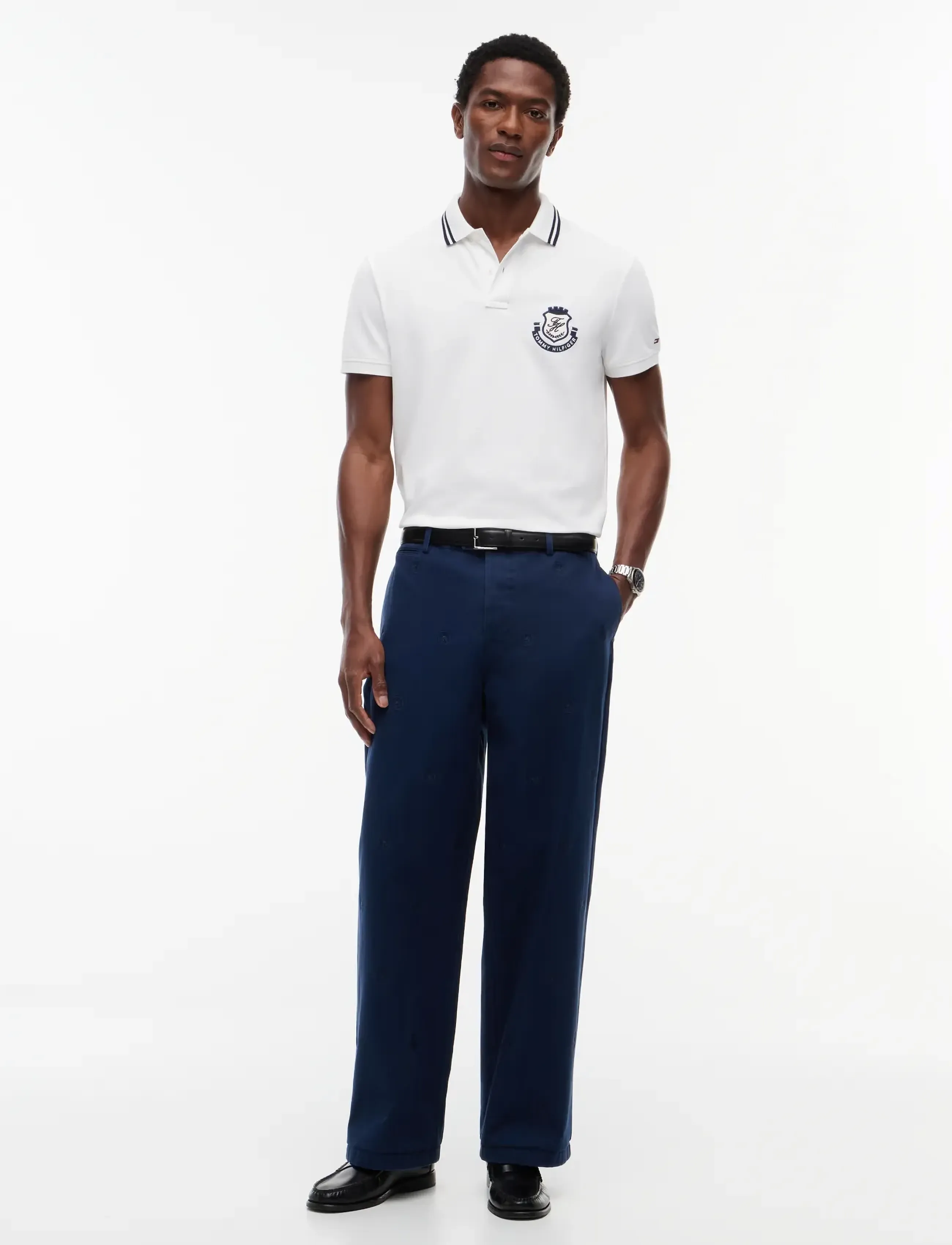 Tommy Hilfiger - GRAND HERITAGE TWILL CRITTER - freizeithosen - carbon navy - 3