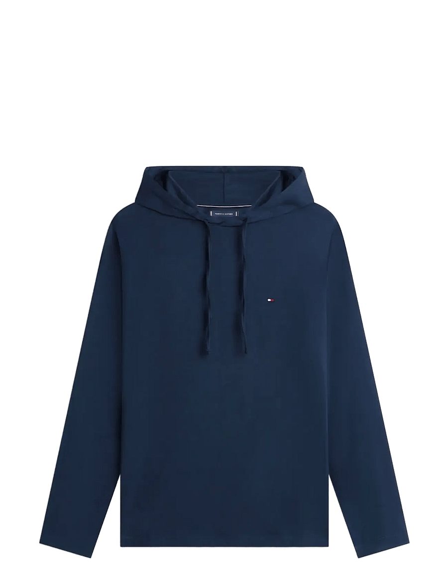 Tommy Hilfiger - NEW HOODED LS TEE - kapuzenpullover - desert sky - 1