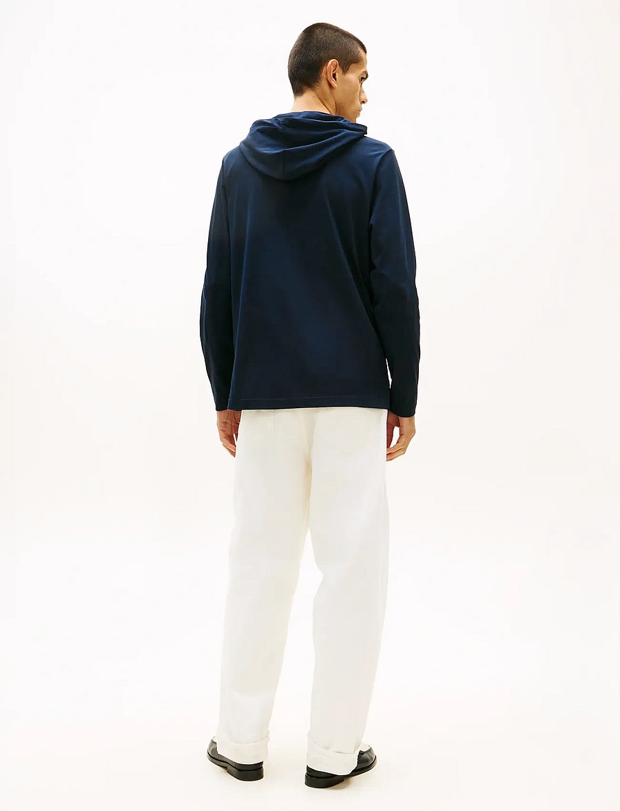 Tommy Hilfiger - NEW HOODED LS TEE - kapuzenpullover - desert sky - 2