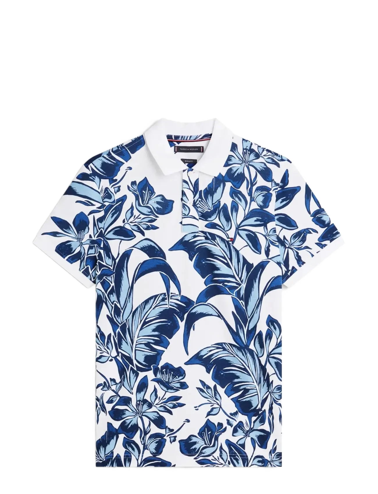 Tommy Hilfiger FLORAL AOP REG POLO - Pikéer - BLUE ORBIT MULTI / blue