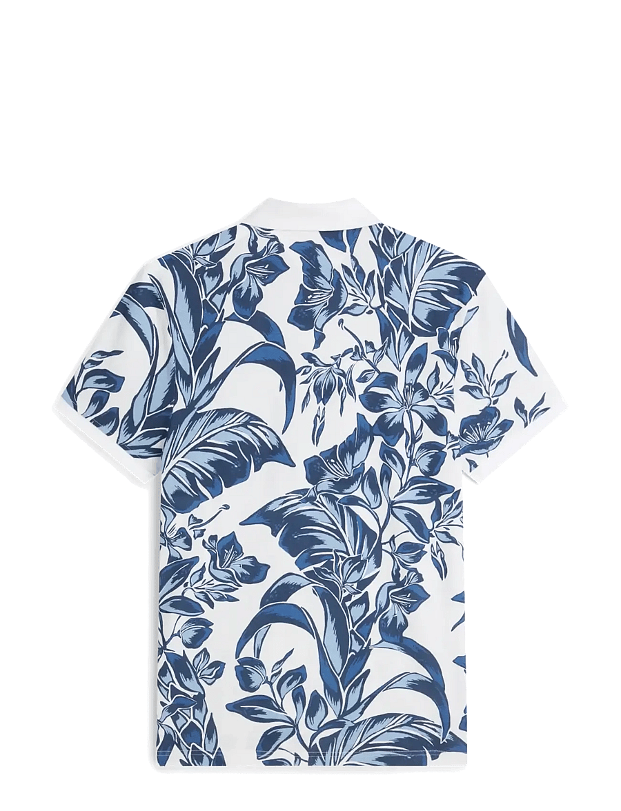 Tommy Hilfiger - FLORAL AOP REG POLO - kortærmede poloer - blue orbit multi - 2