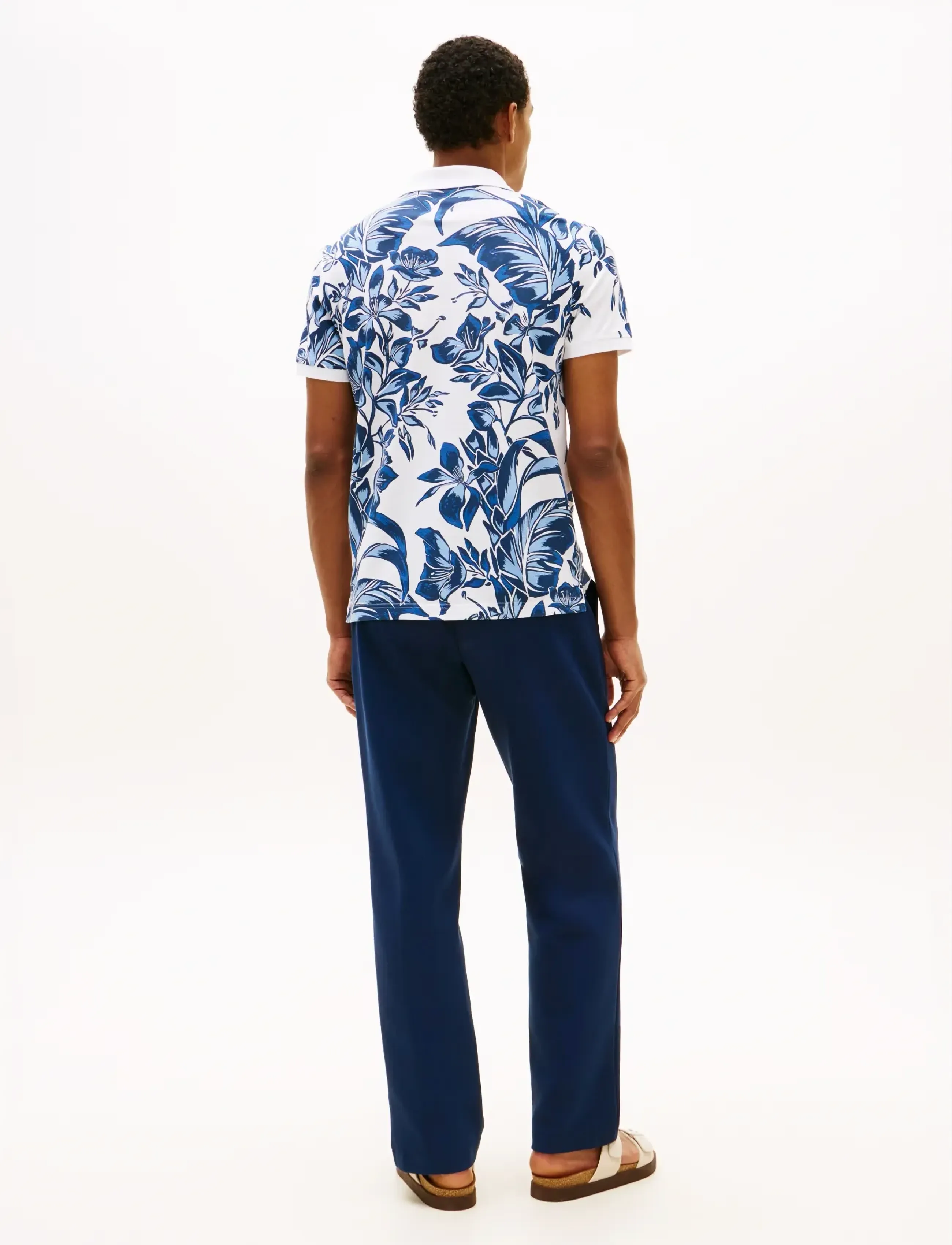 Tommy Hilfiger - FLORAL AOP REG POLO - kortærmede poloer - blue orbit multi - 3