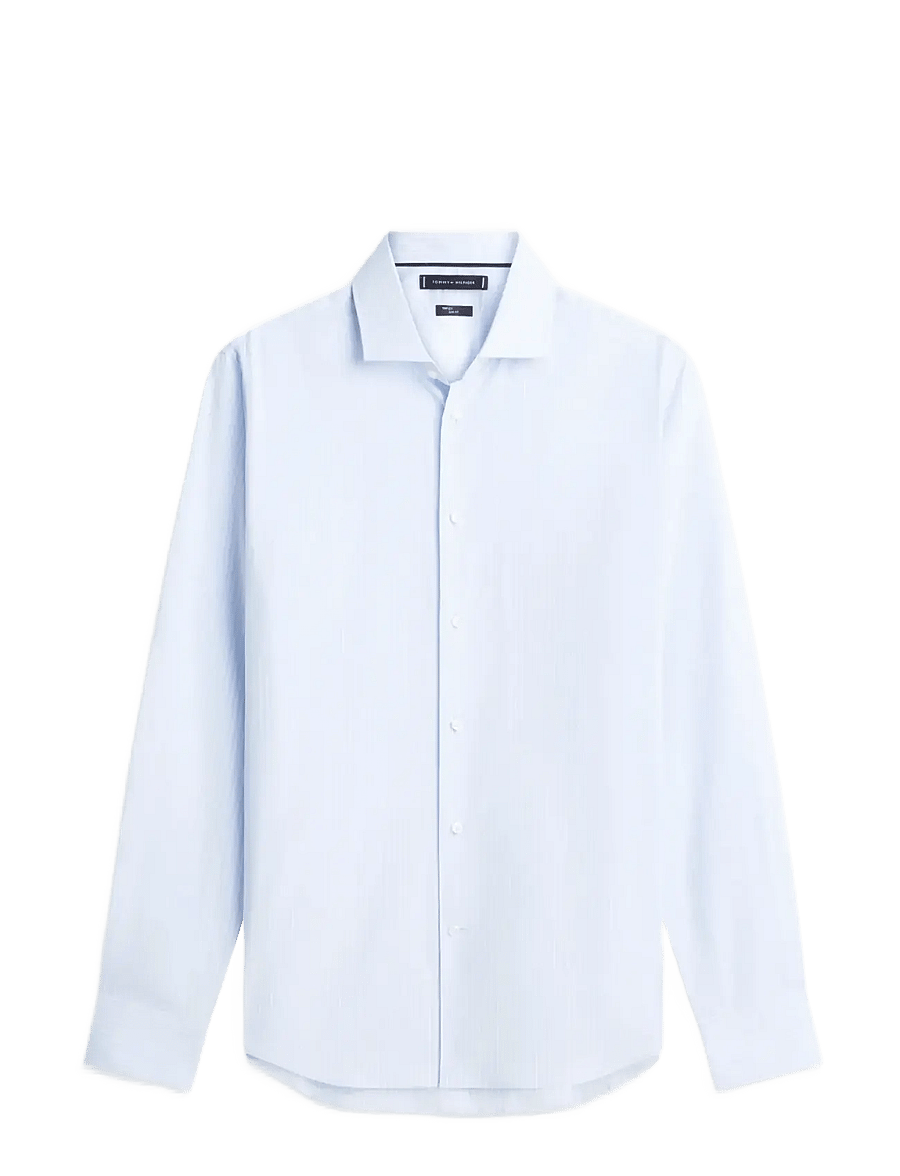 Tommy Hilfiger - DC FLEX COLLAR HAIRLINE STRIPE - formele overhemden - sweet blue - 1